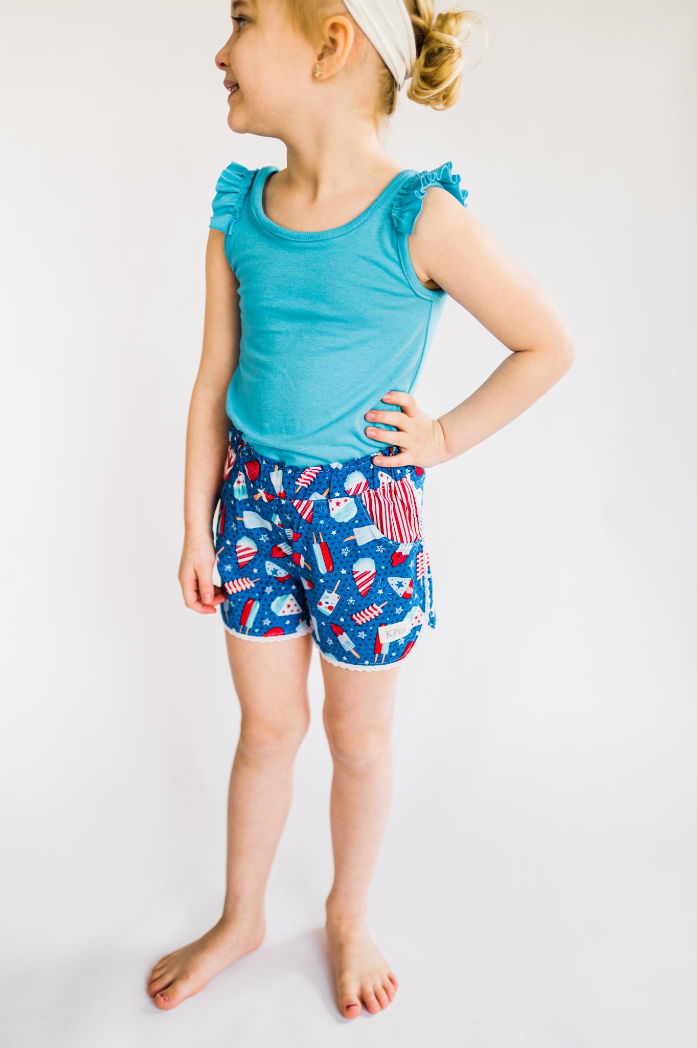 Aqua Blue Zöe Top