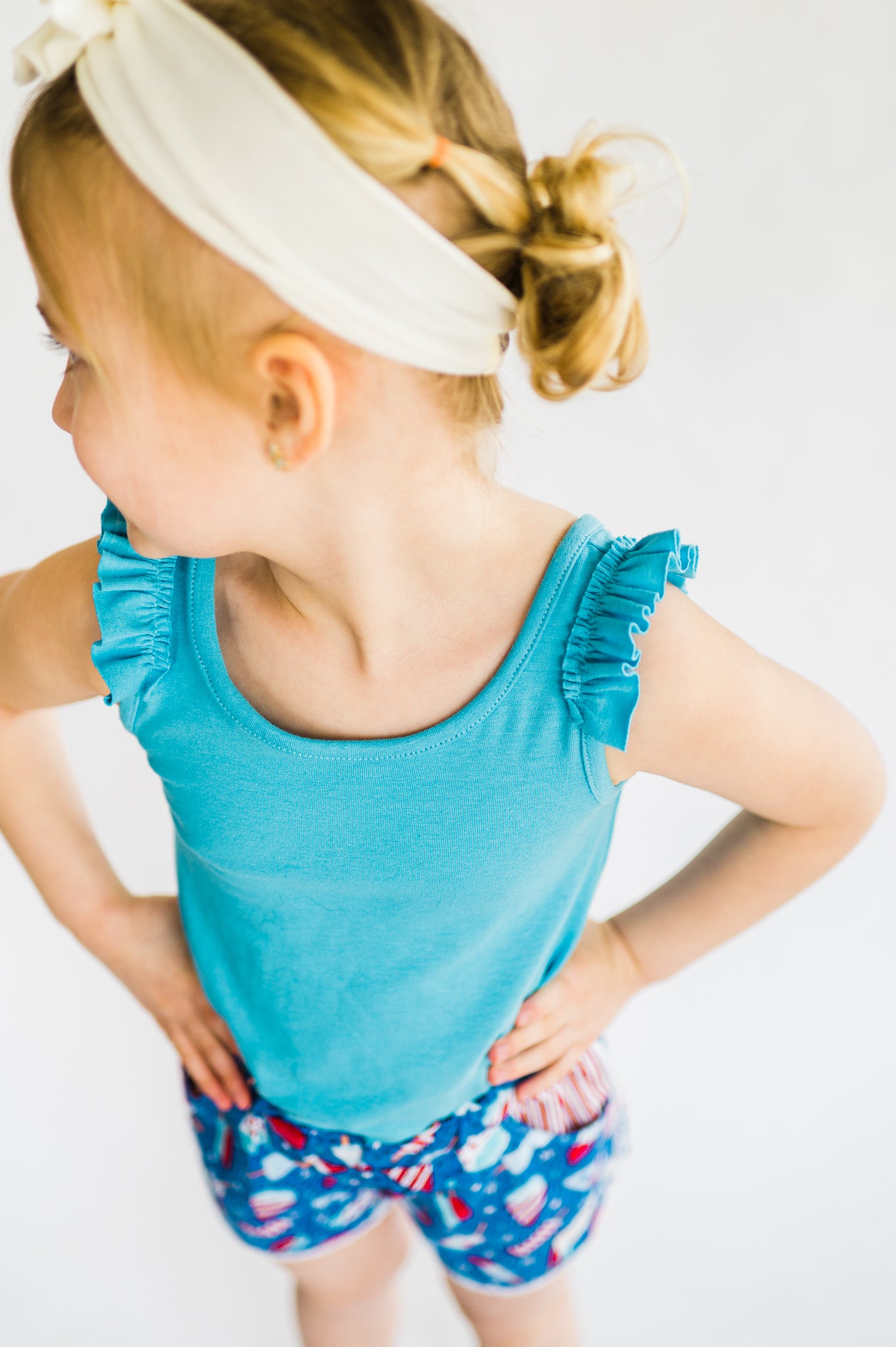 Aqua Blue Zöe Top