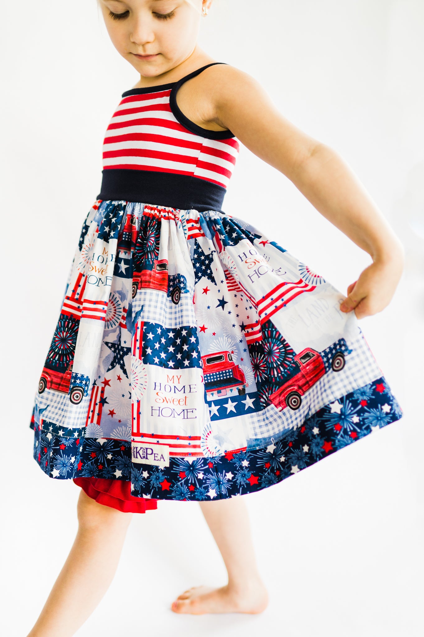 Kicking Tires Tank Twirl Dress (Ships in 2 Weeks)