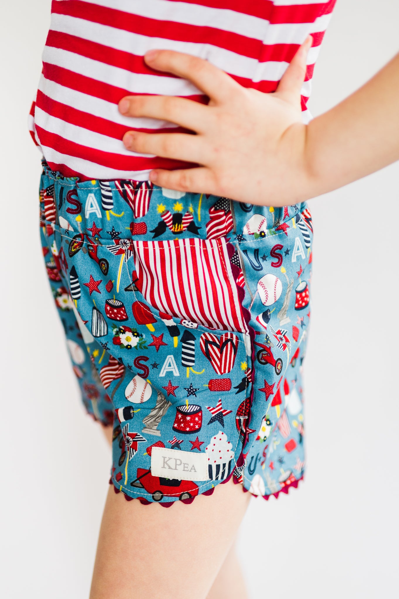 Proud To Be An American Jamie Shorts