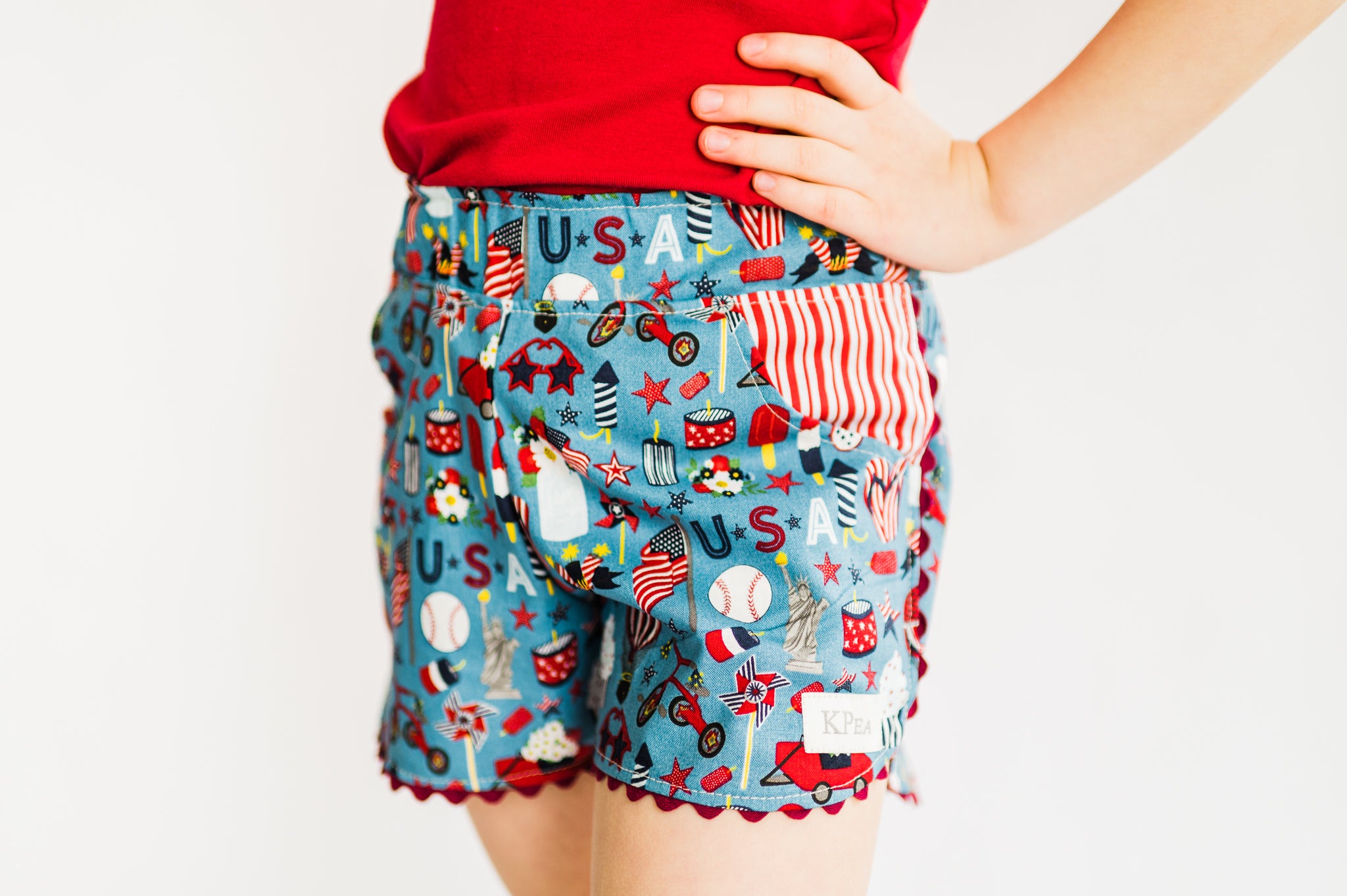 Proud To Be An American Jamie Shorts (ships in 2 weeks)