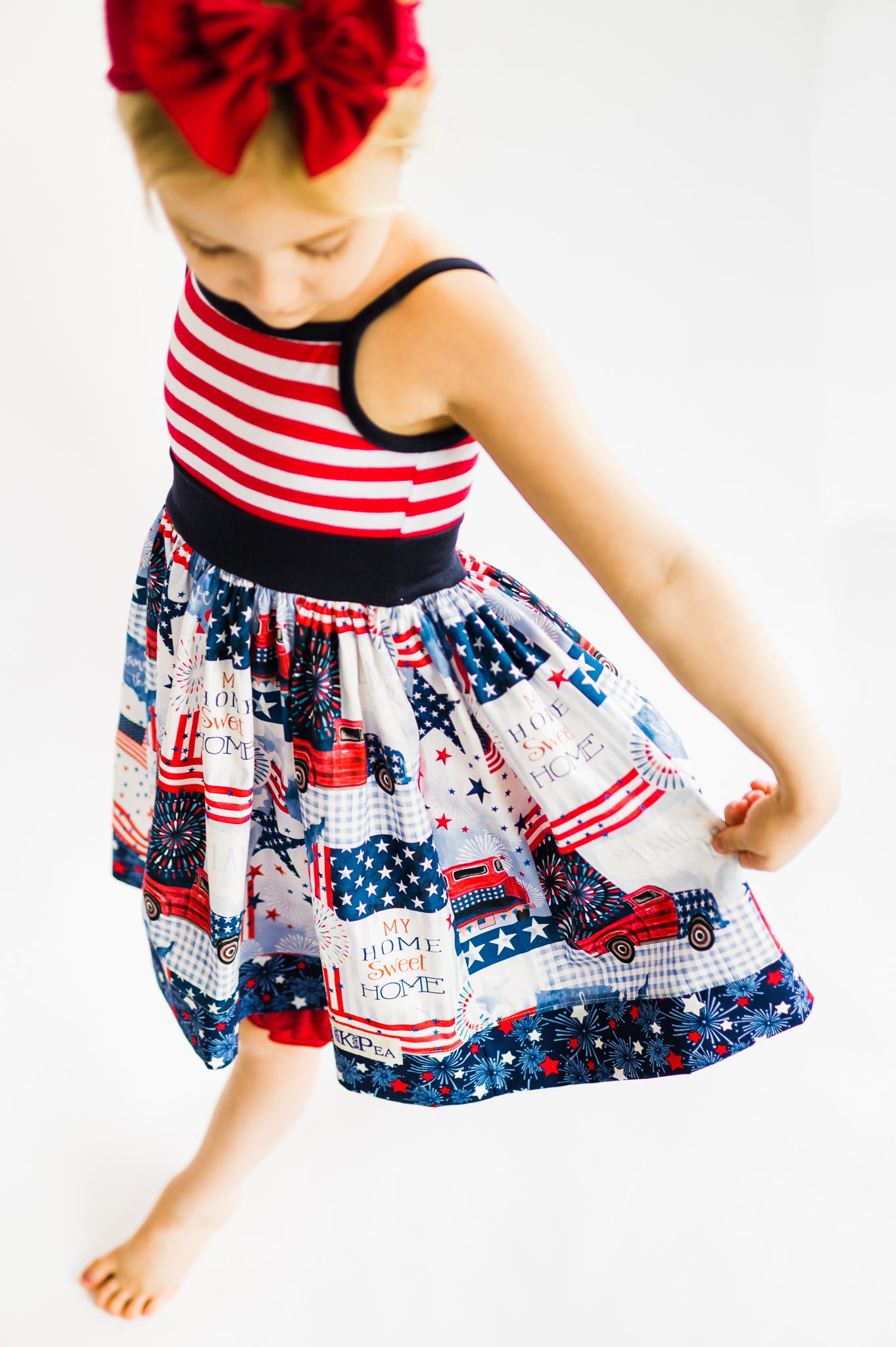 Kicking Tires Tank Twirl Dress (Ships in 2 Weeks)