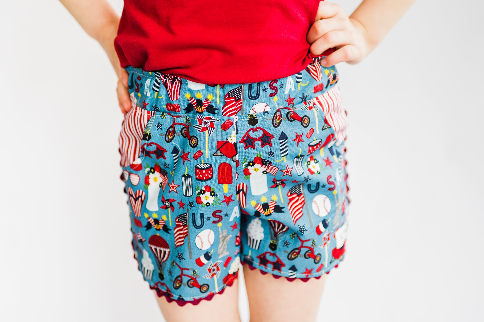 Proud To Be An American Jamie Shorts