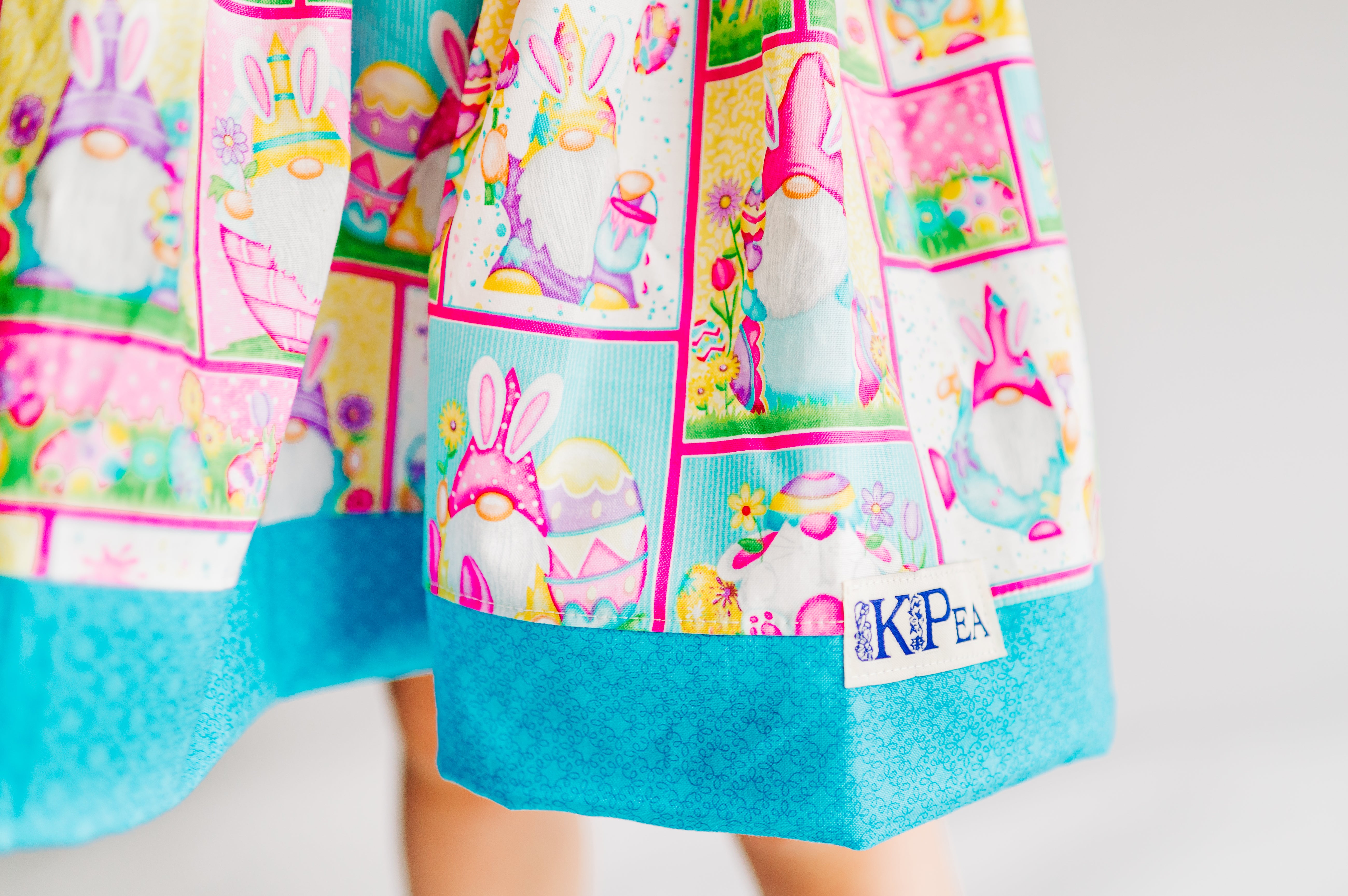 Gnome For Easter Twirl dress (ships in 2 weeks)