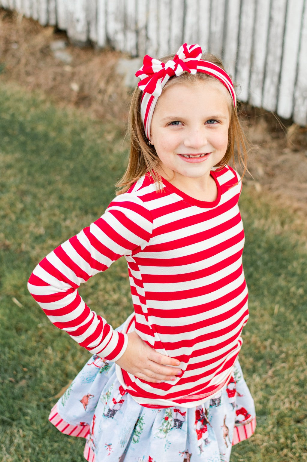 Candy Cane Alyssa Top