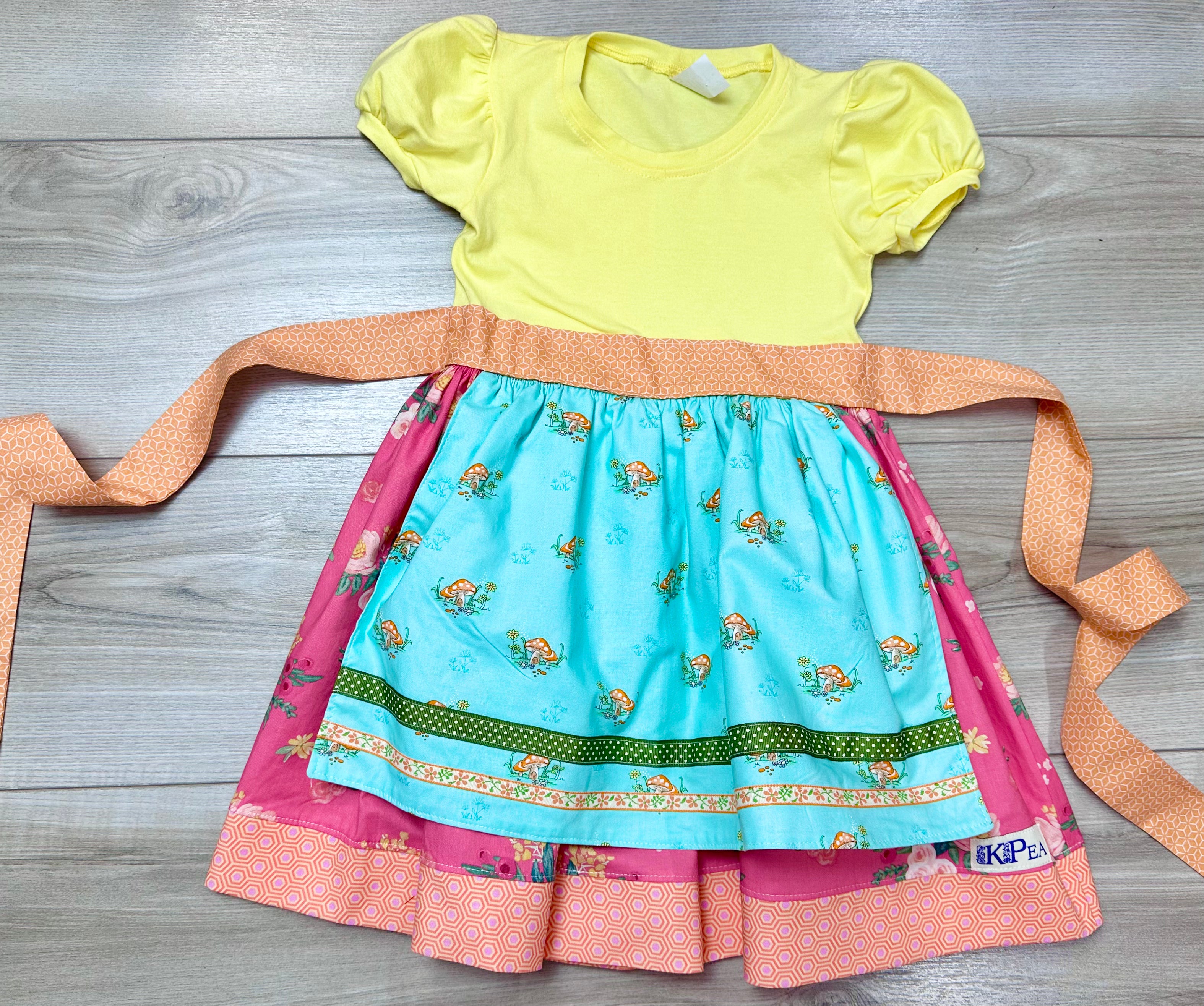 Foraging in the Forest Apron Twirl dress