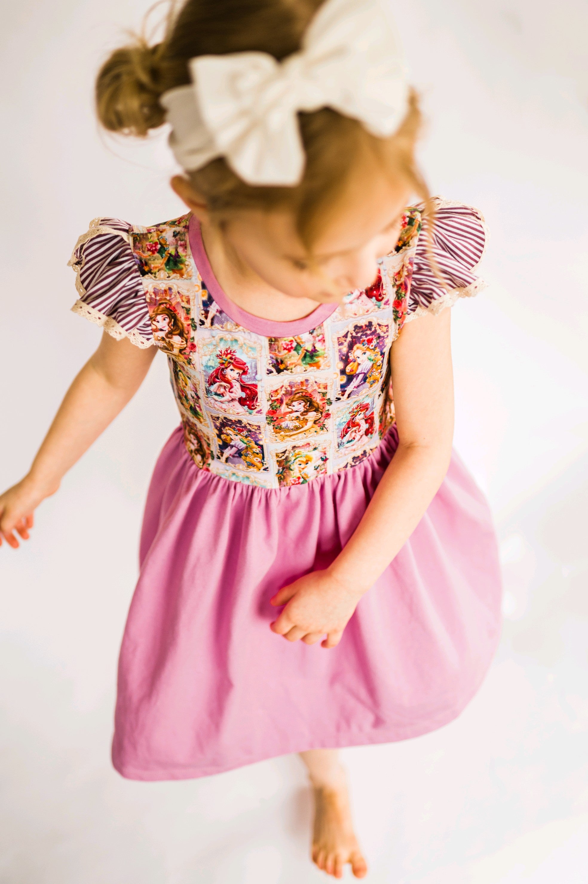 Garden Party Petal Sleeve Lap Dress (SHIPS IN 2 WEEKS)