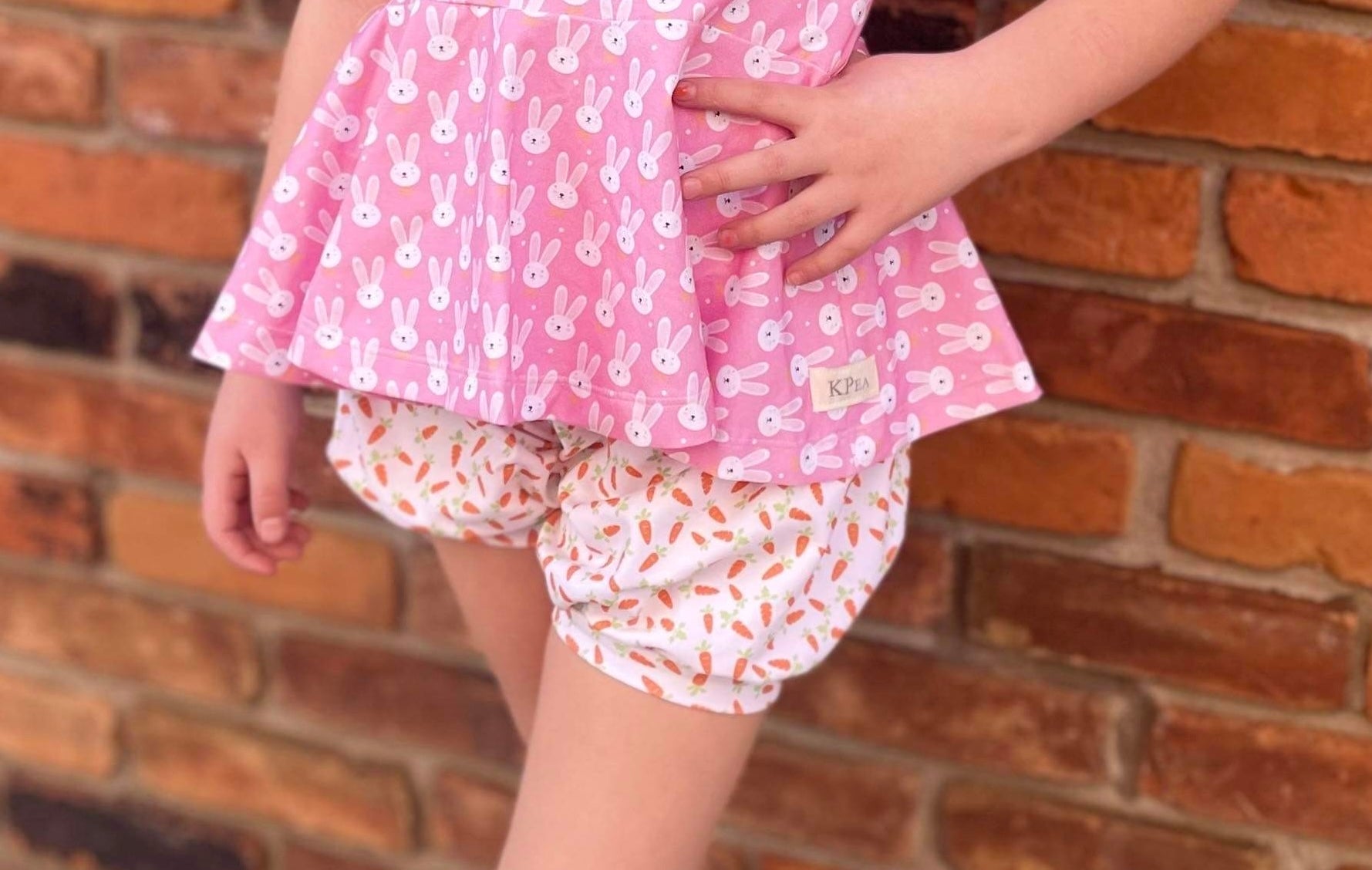 Funny bunny snacks Bubble shorts (ships in 2 weeks)