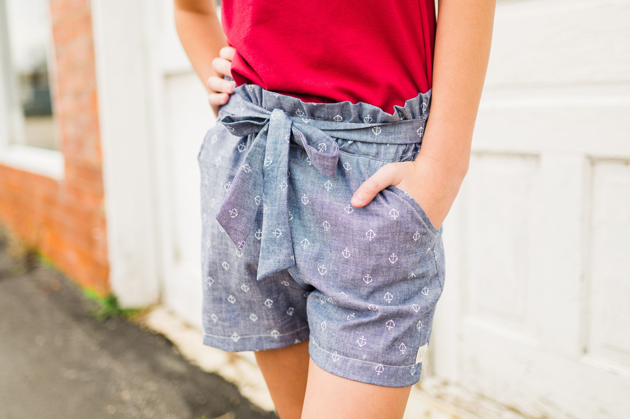Anchors Away Girls Lexi Shorts (ships in 2 weeks)