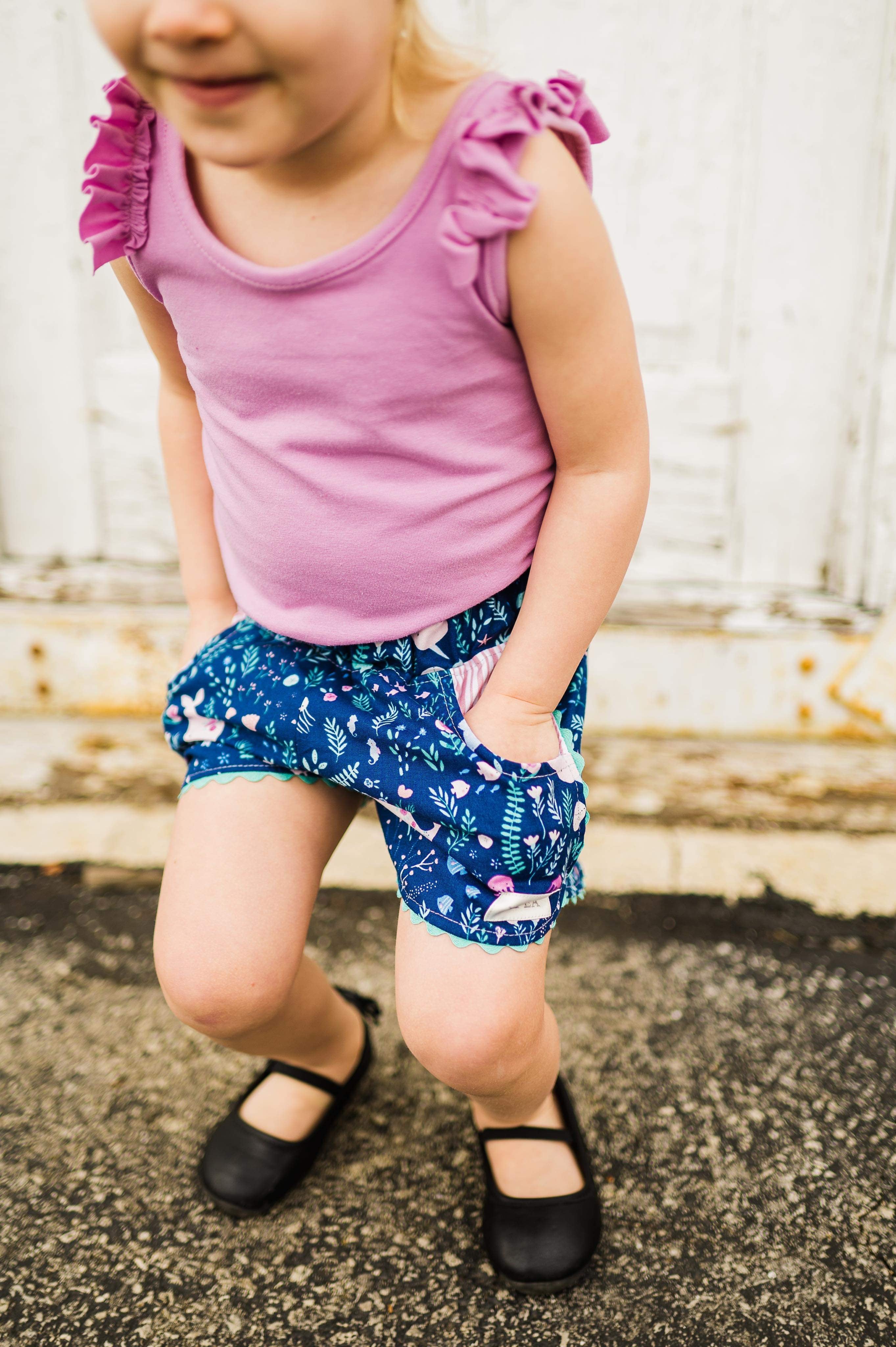 Unicorn of the Sea Jamie Shorts (ships in 2 weeks)