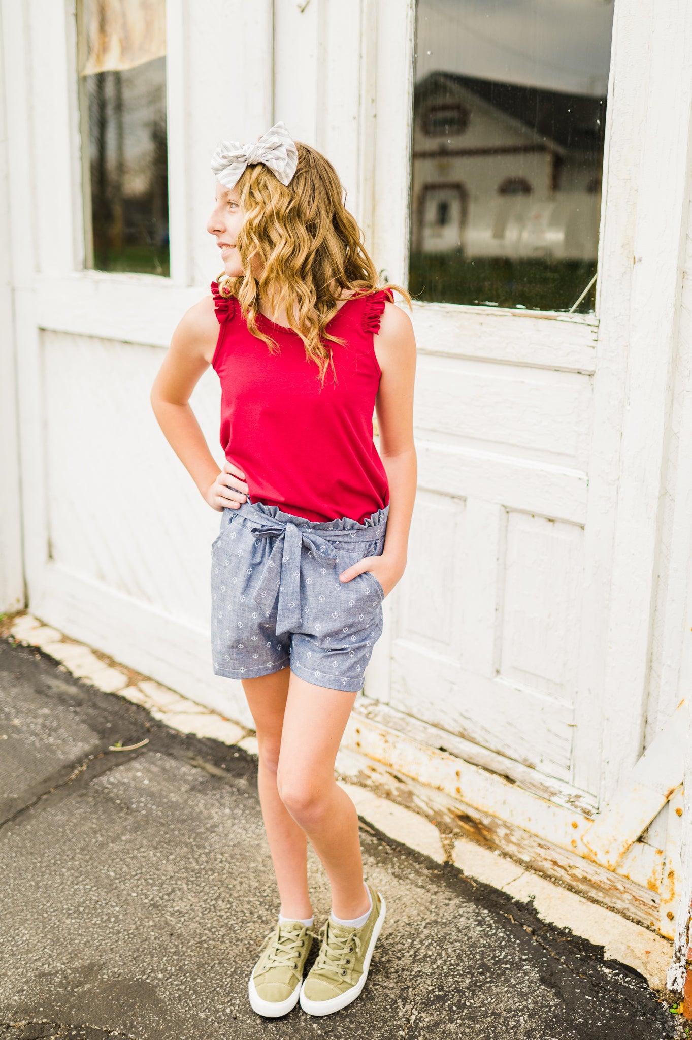 Ruby Red Zöe Top (ships in 2 weeks)