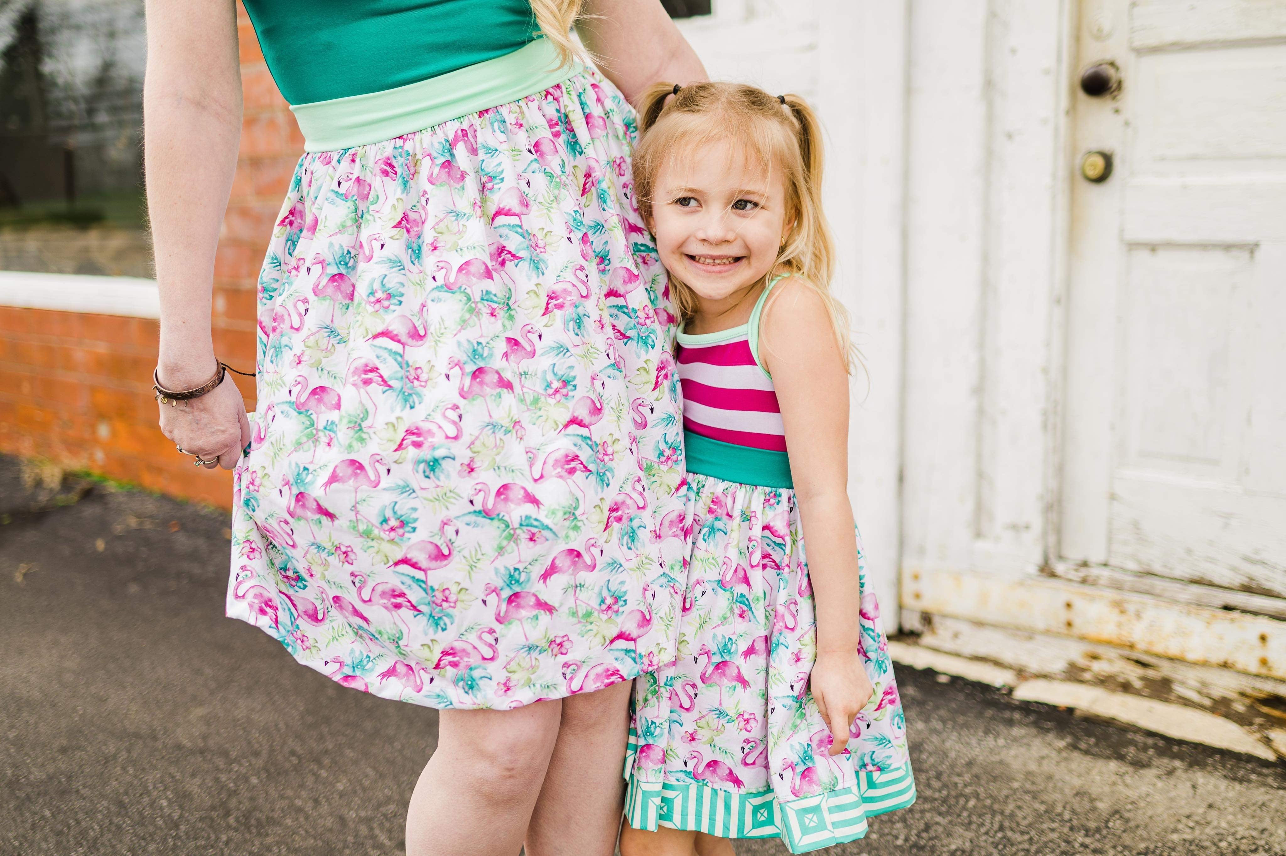 Flamingo Party Tank Twirl Dress (Ships in 2 Weeks)