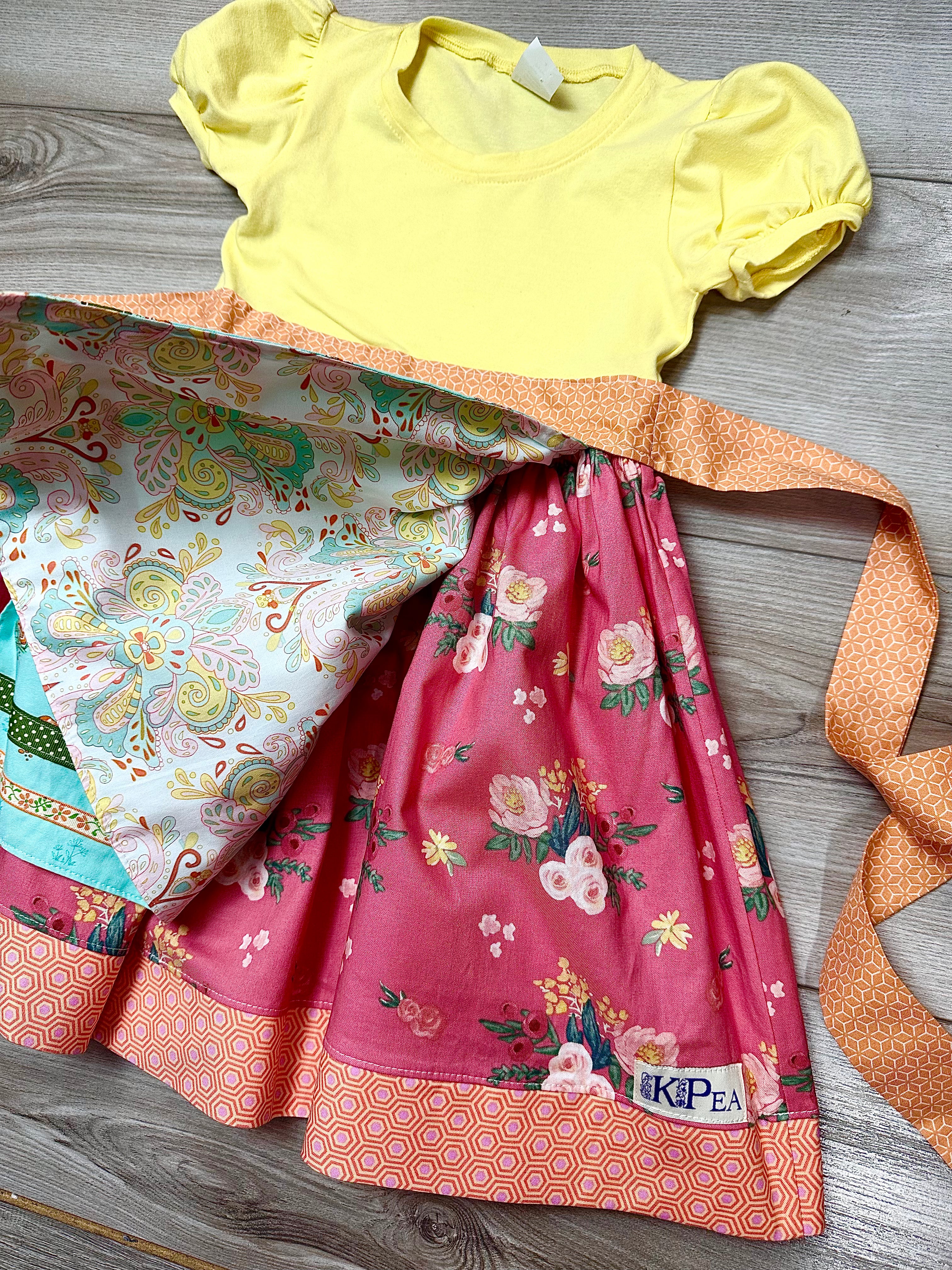 Foraging in the Forest Apron Twirl dress