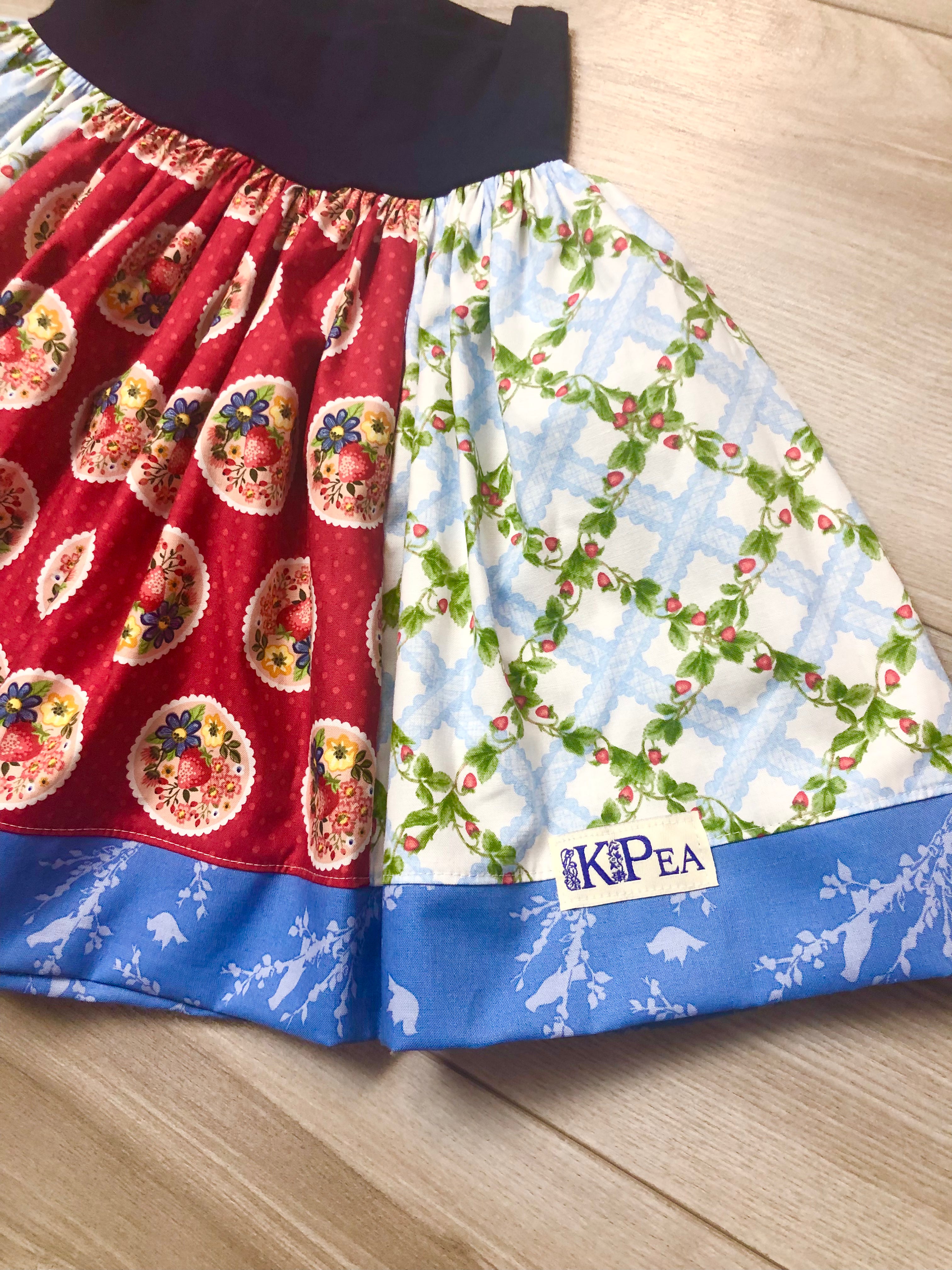 Strawberry Fields Lulu Skirt (ships in 2 weeks)
