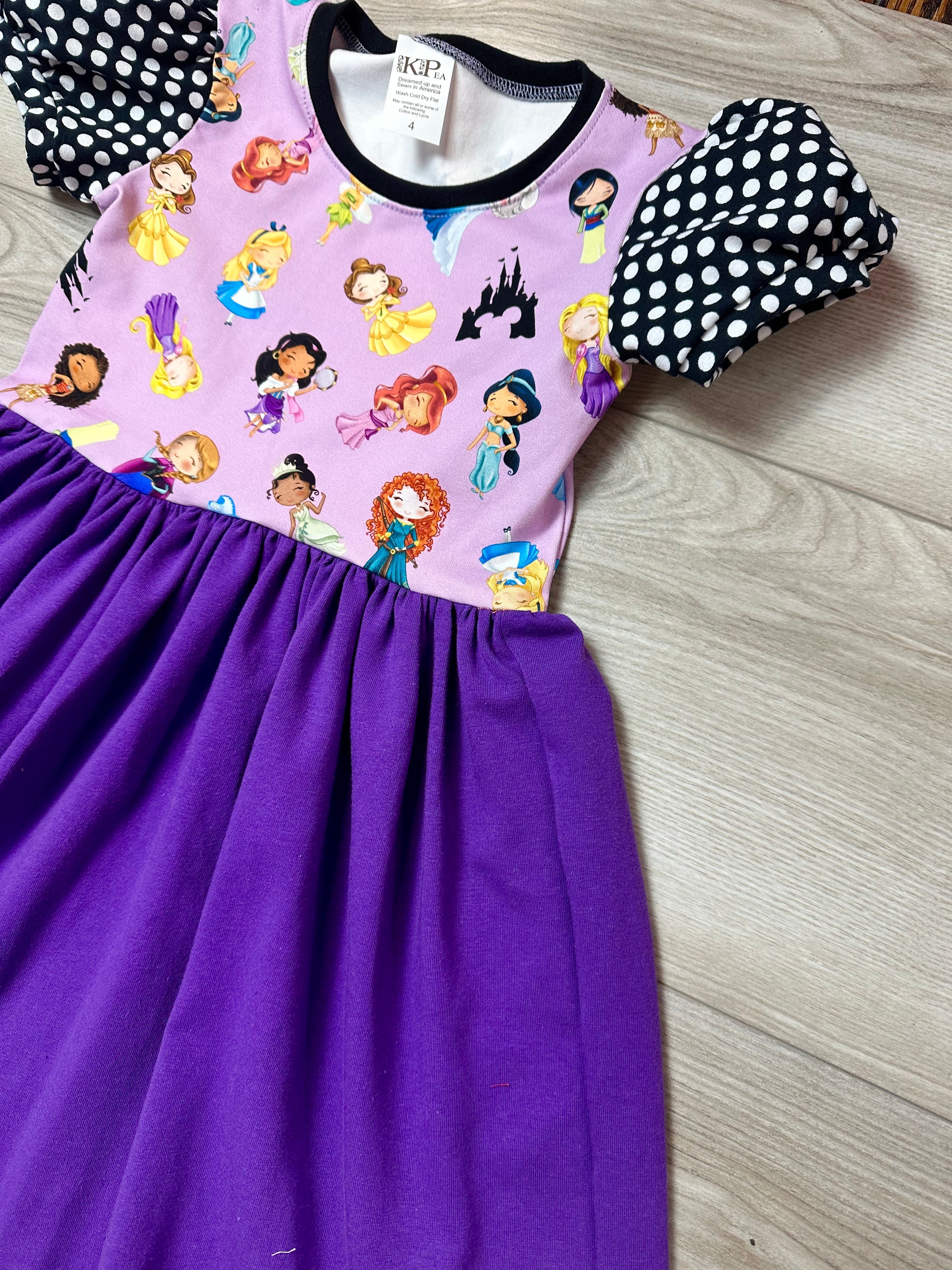 Royal Puff Lap Dress