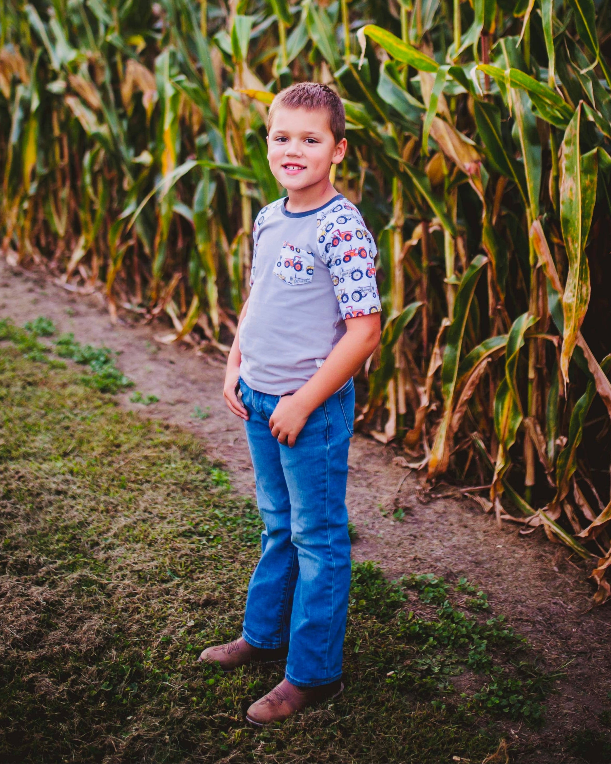 Lil' Farmer Griffin Pocket Tee