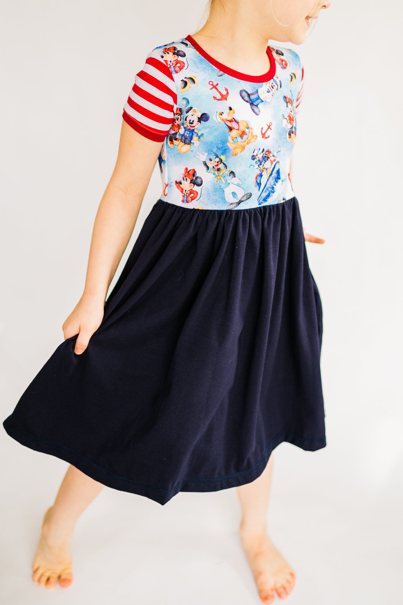 Sail Away Cap Lap Dress