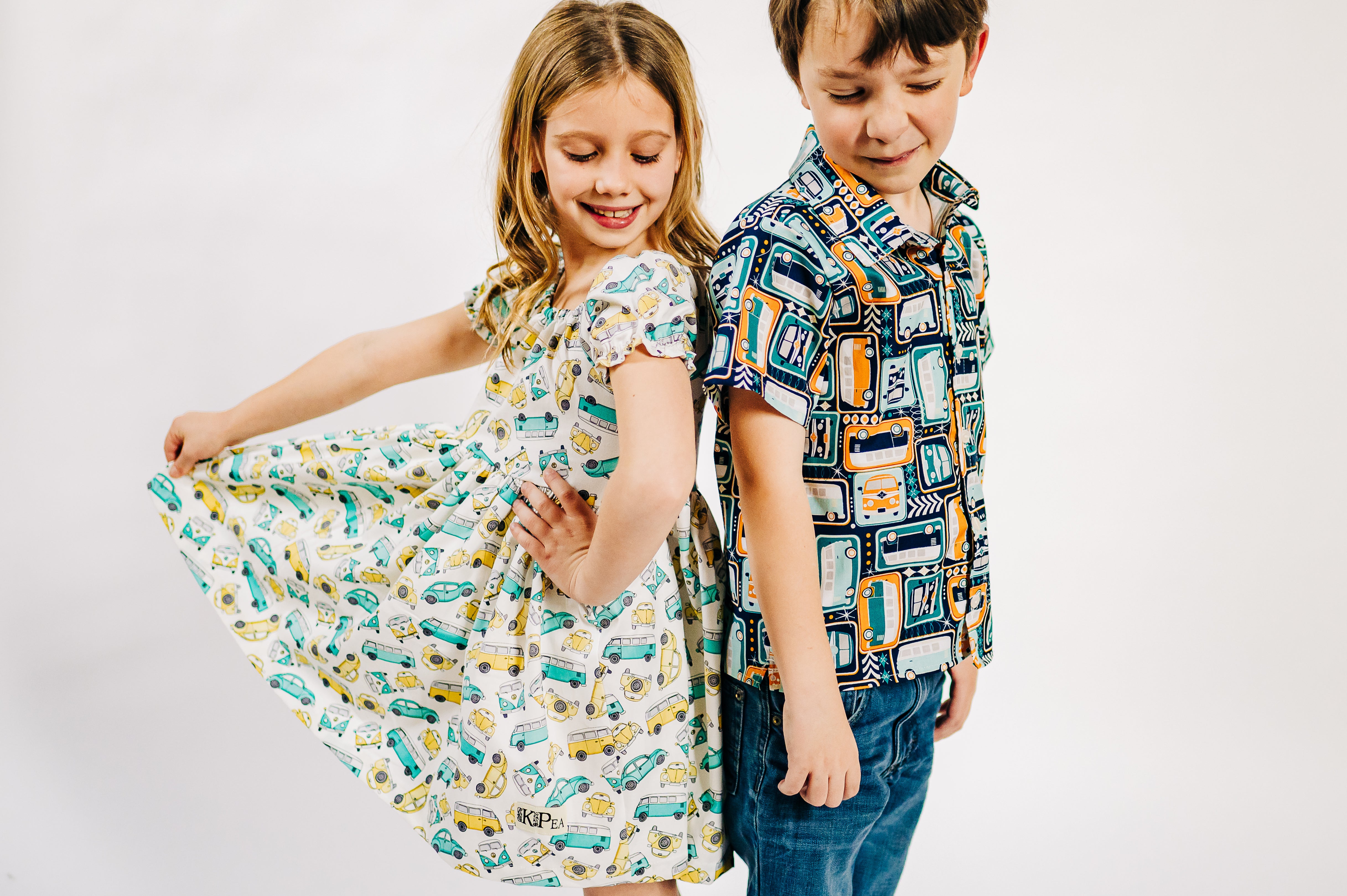 Camper Van Oxford Button Up Shirt