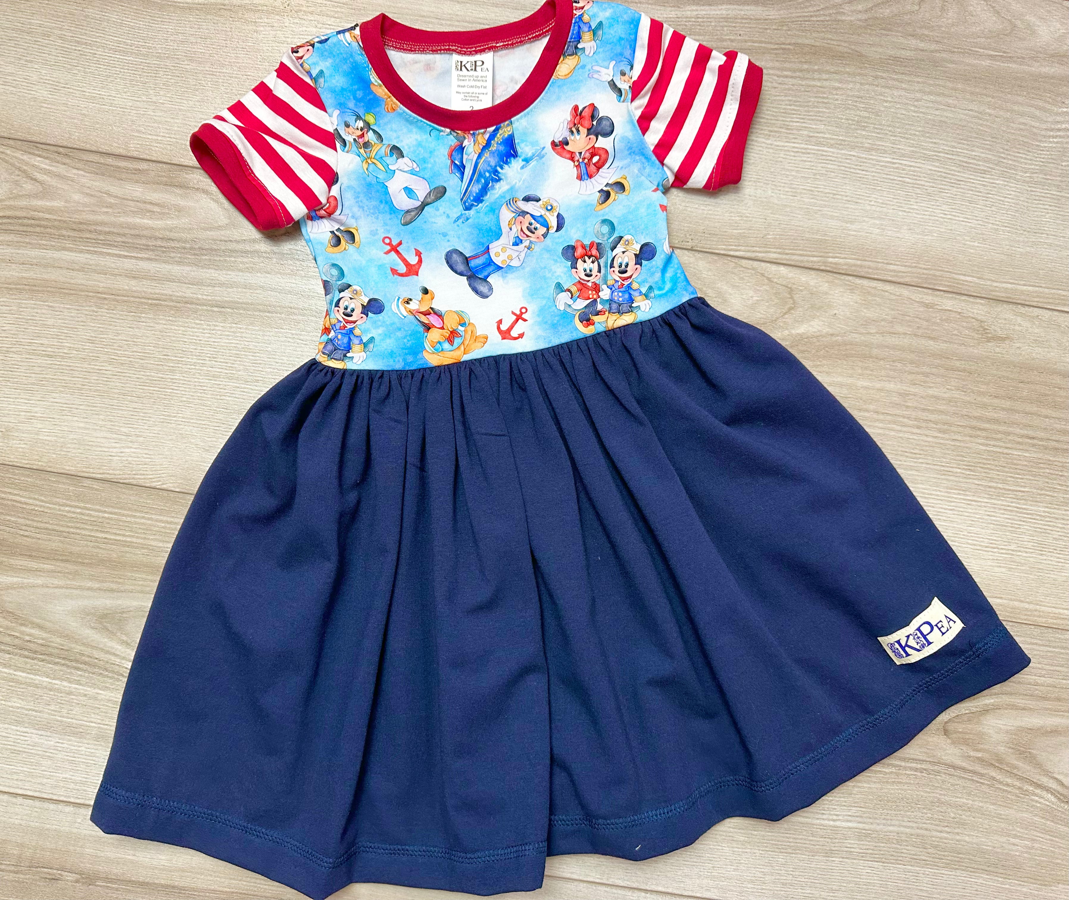 Sail Away Cap Lap Dress