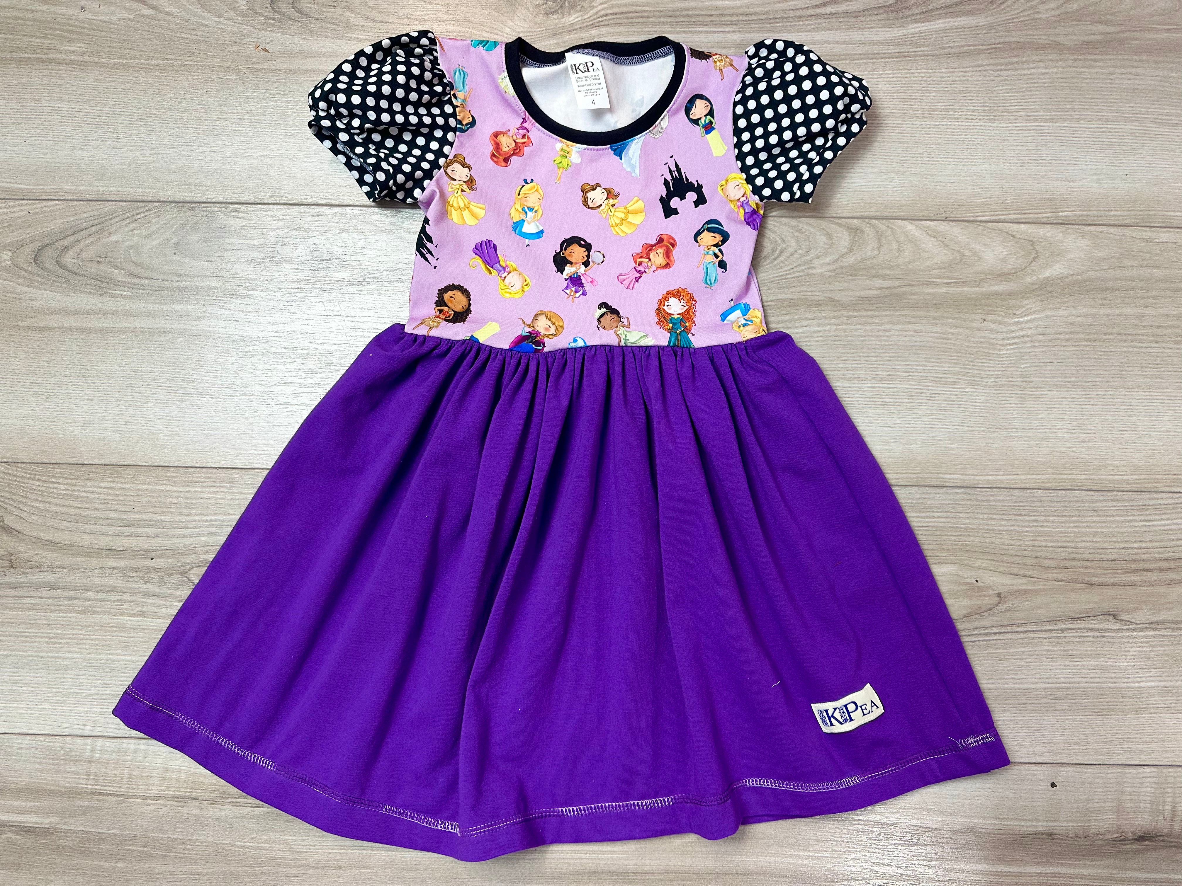 Royal Puff Lap Dress