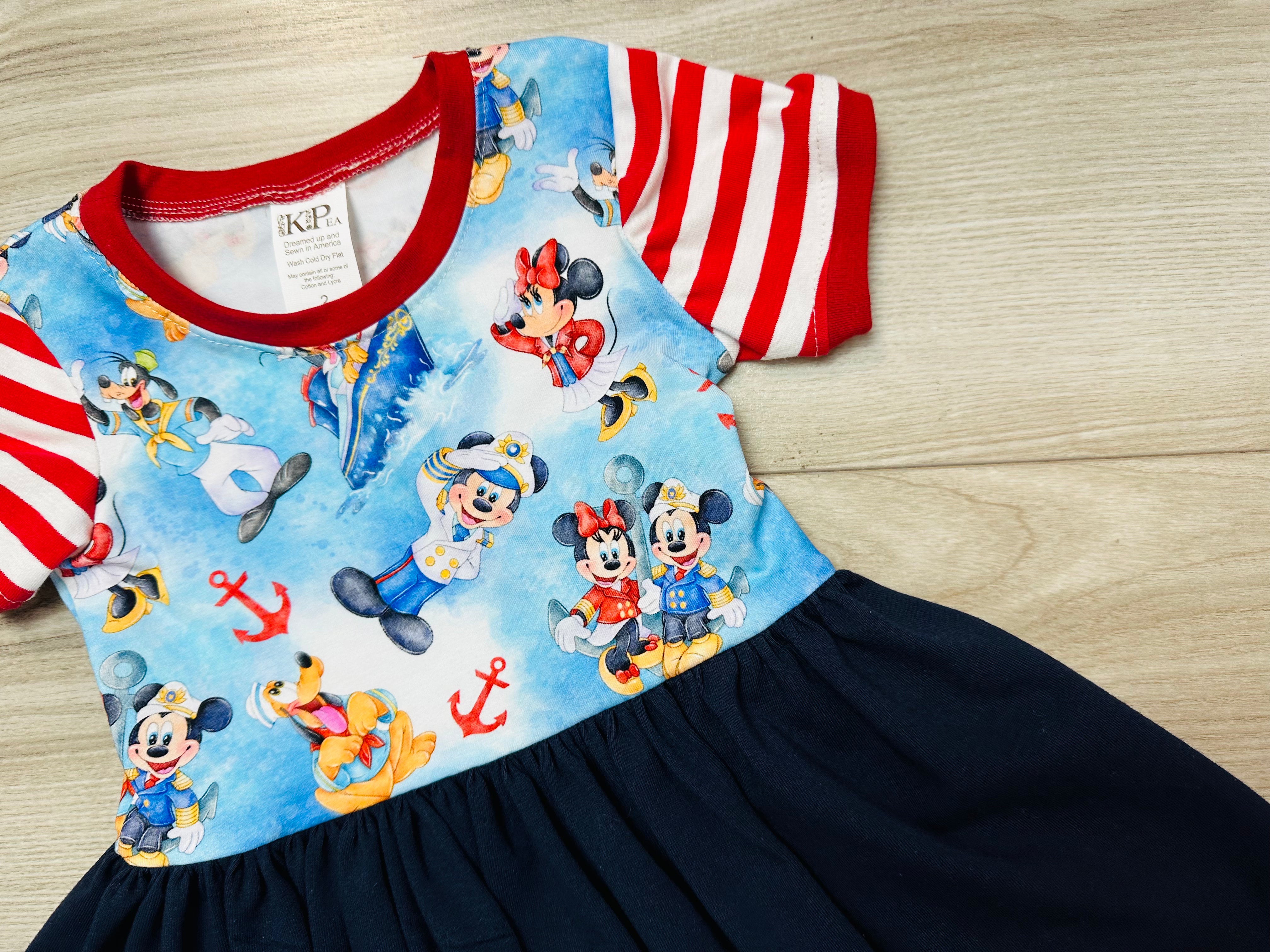 Sail Away Cap Lap Dress