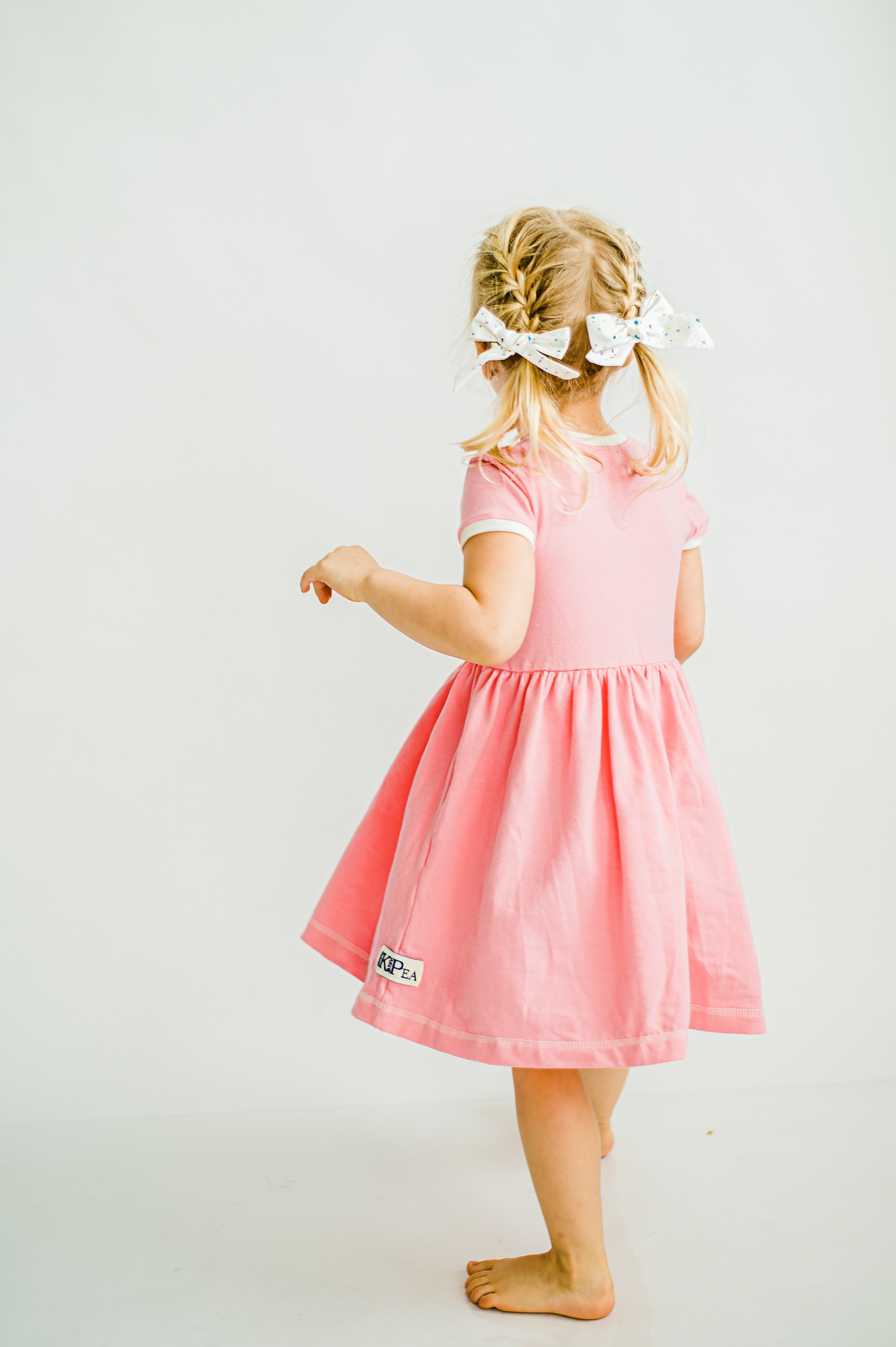 Pretty In Pink Cap Lap Dress