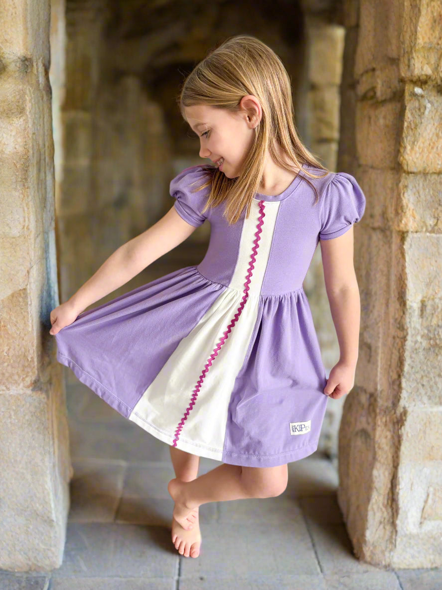 Rapunzel Puff Sleeve Lap Dress (SHIPS IN 2 WEEKS)
