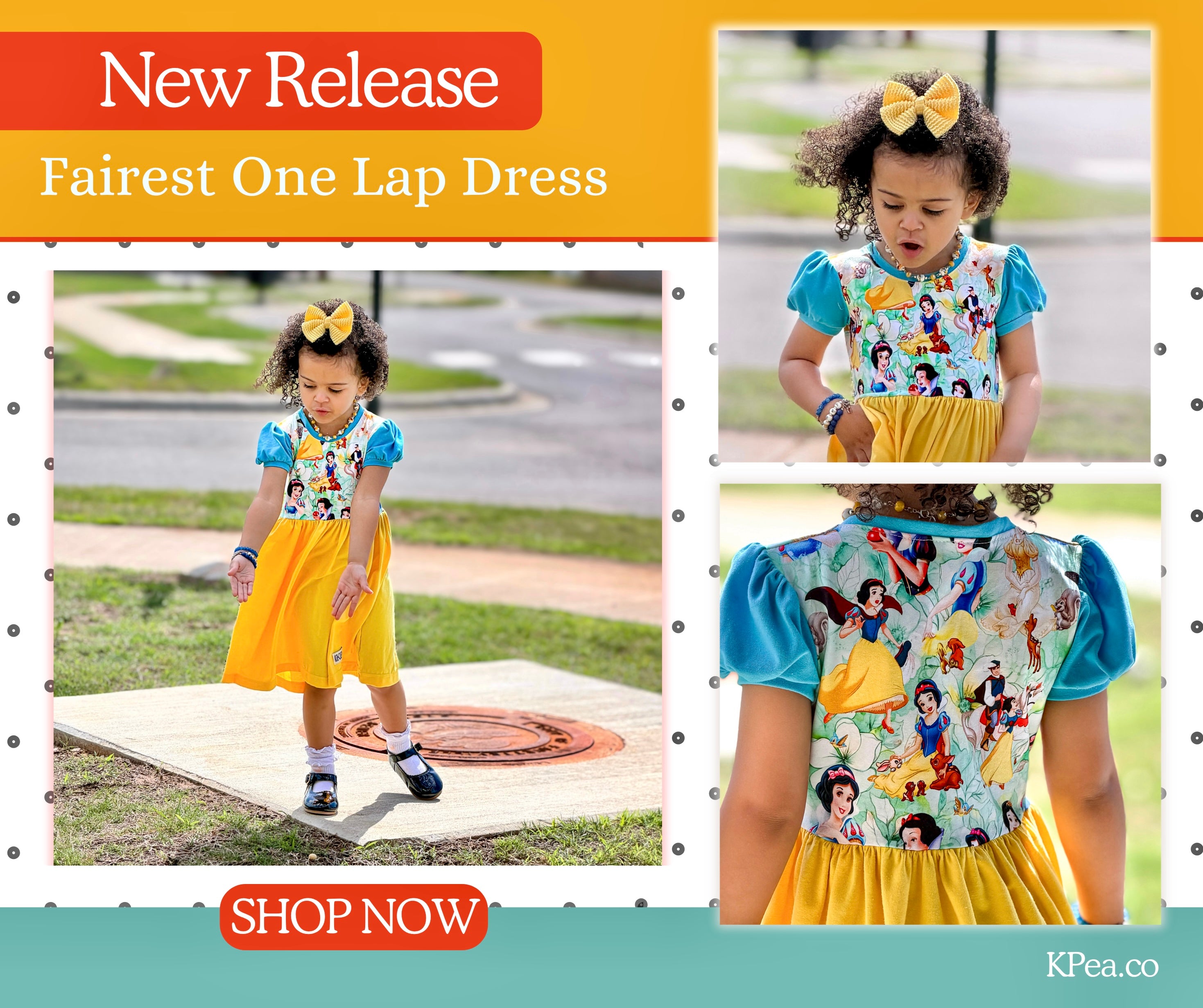 Fairest One Puff Sleeve Lap Dress (ships in 2 weeks)