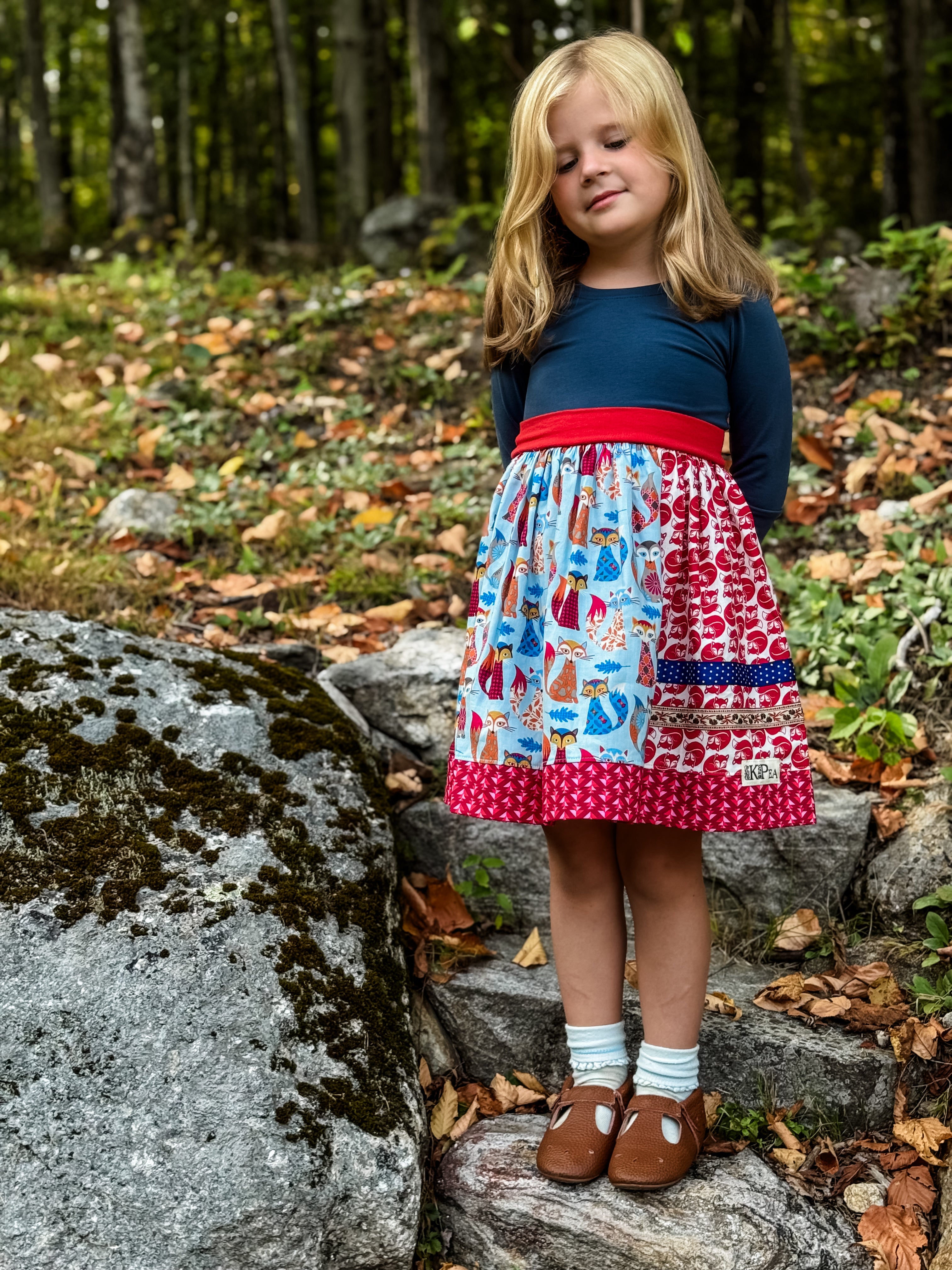 Red Fox Sarah 3/4 Dress (ships in 2 weeks)