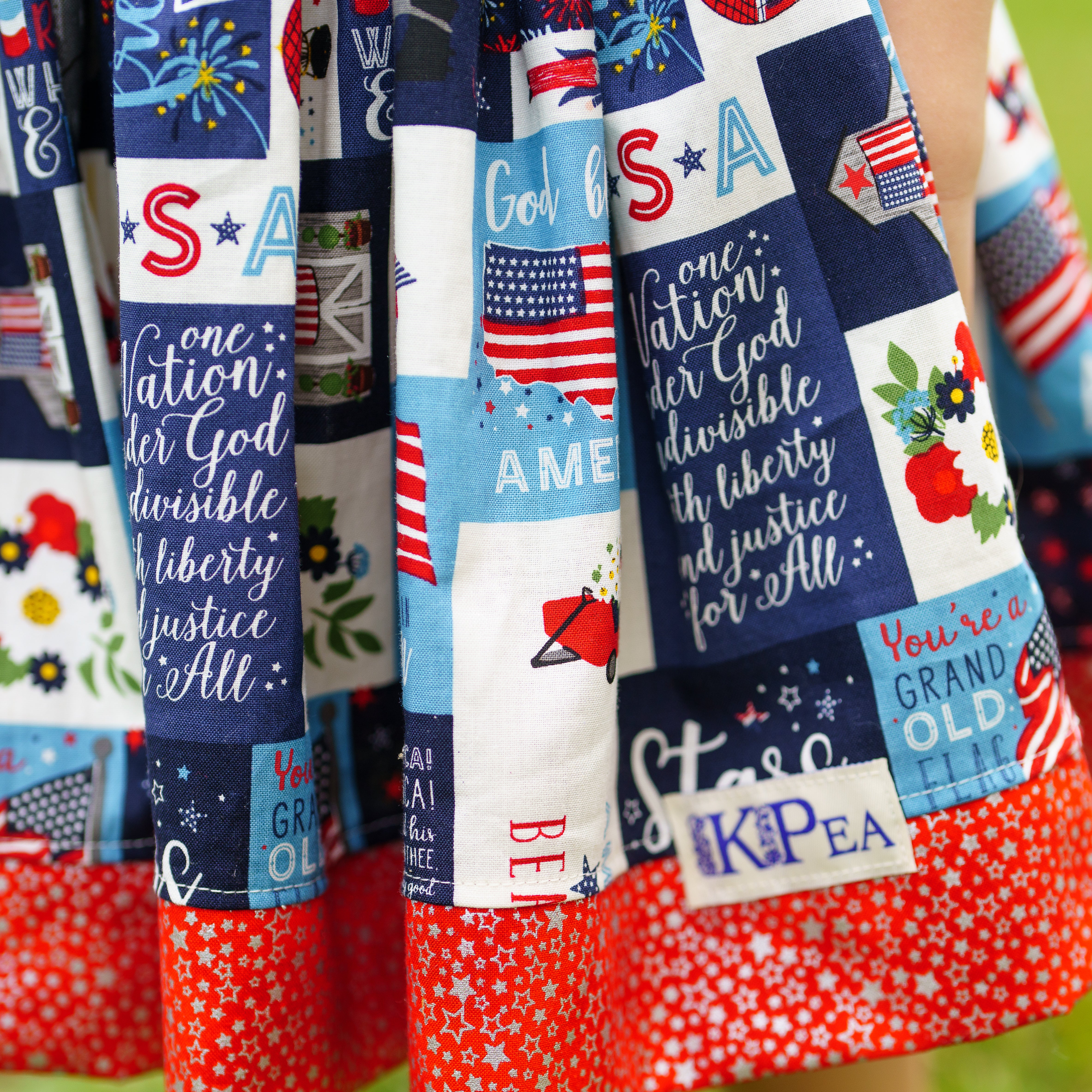 America the Beautiful Tank Twirl Dress (Ships in 2 Weeks)