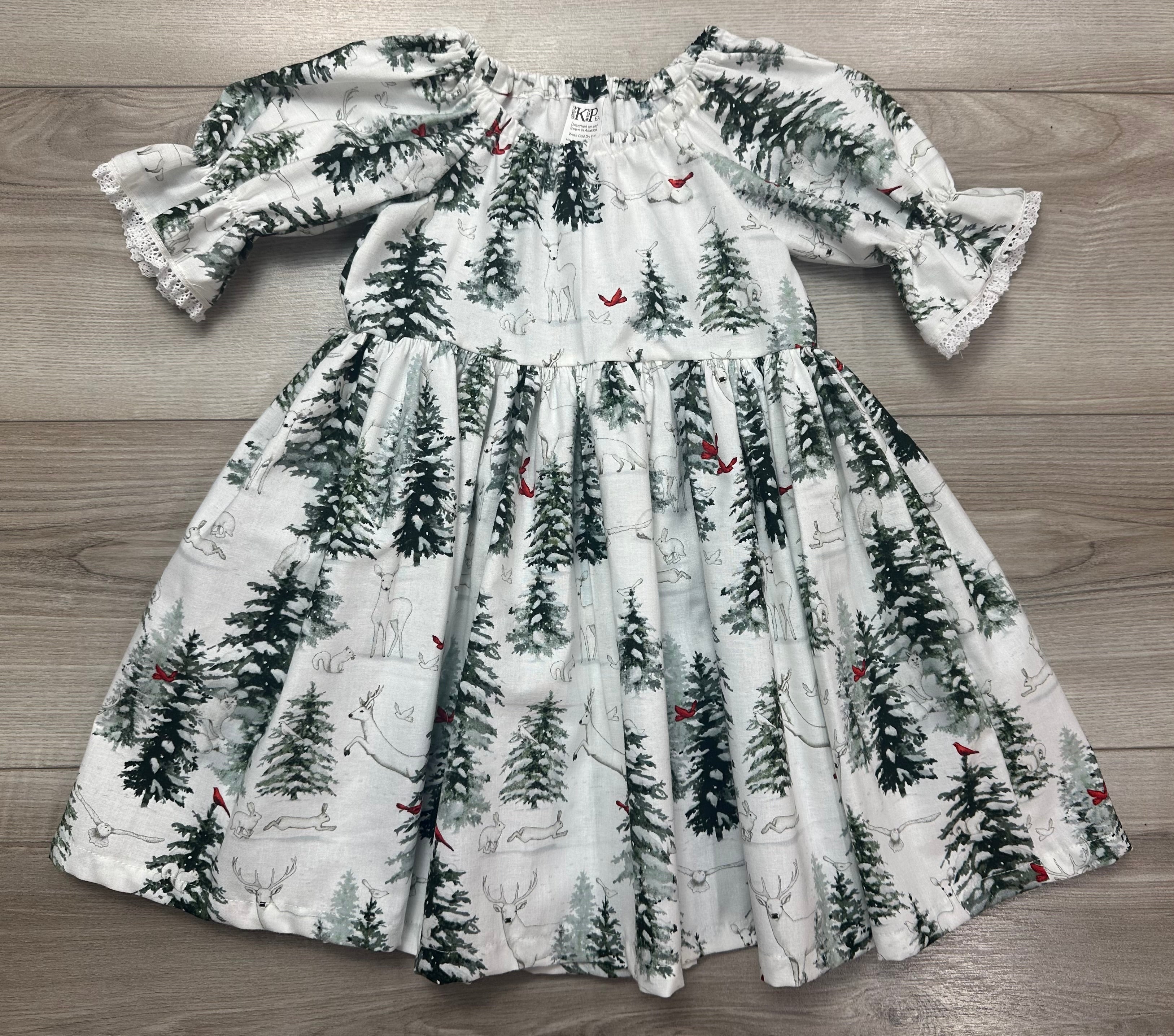 Snowy Pines Andrew Button Up Shirt (SHIPS IN 2 WEEKS)