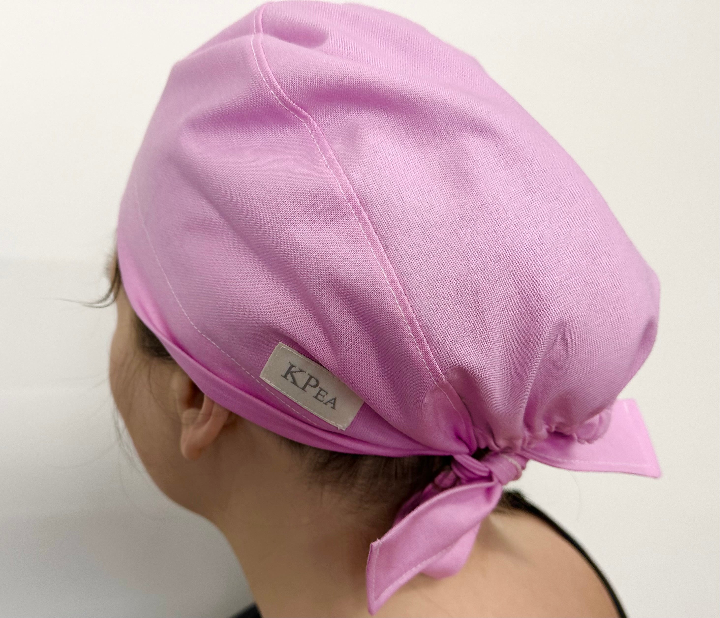 Feathers Scrub Cap Tie Back or Bouffant Style