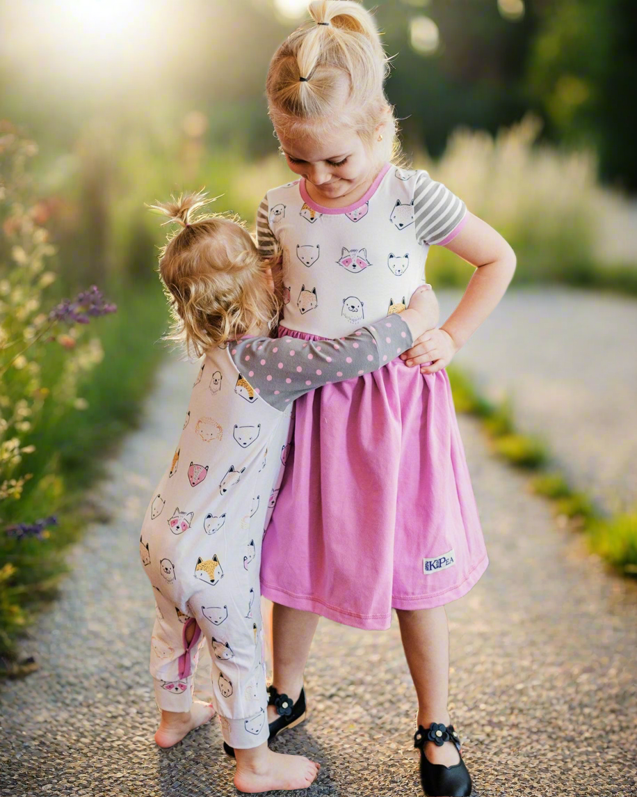 Woodland Creatures Lap Dress (ships in 2 weeks)