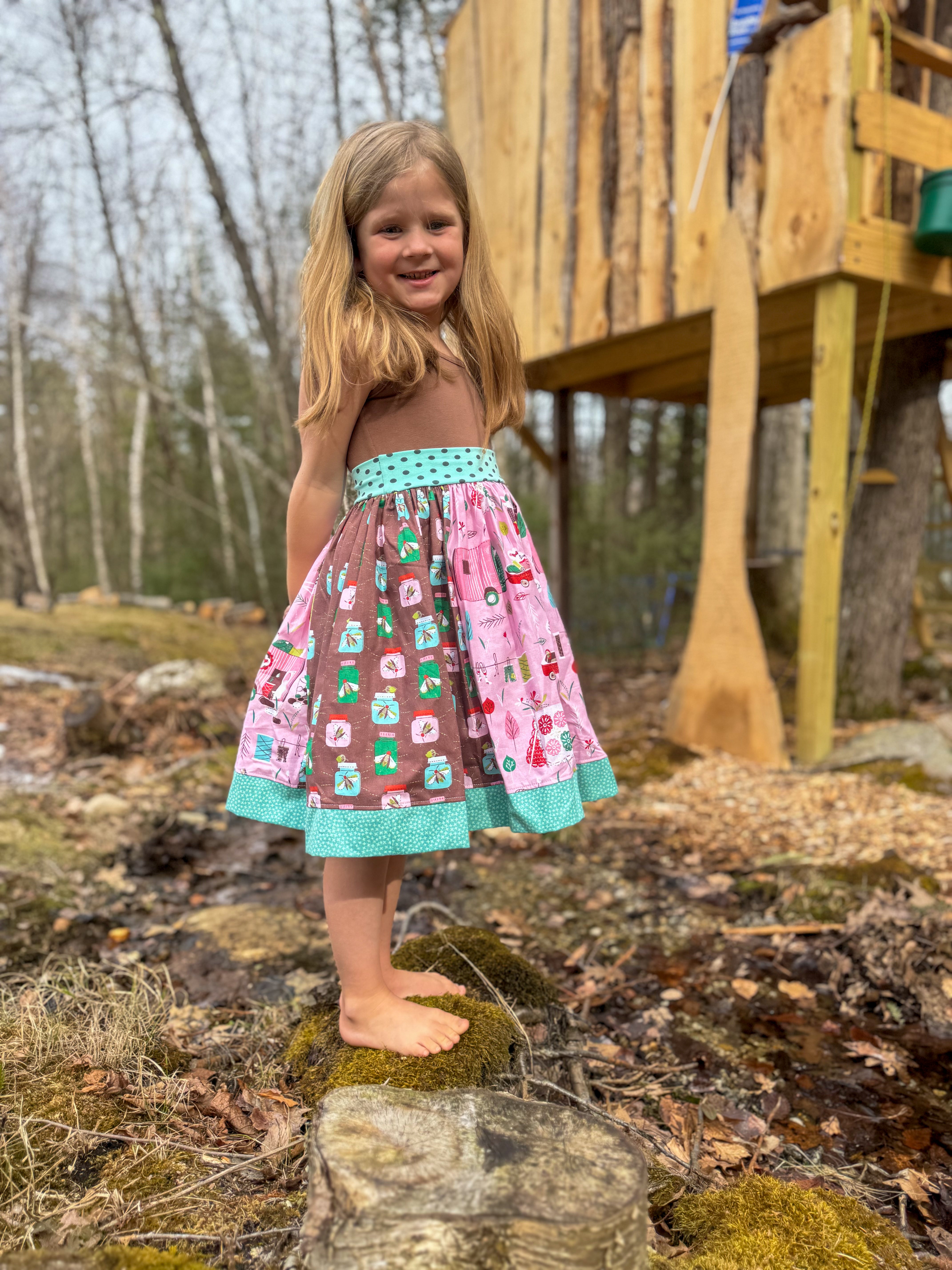 Summer In A Bottle wide strap tank dress