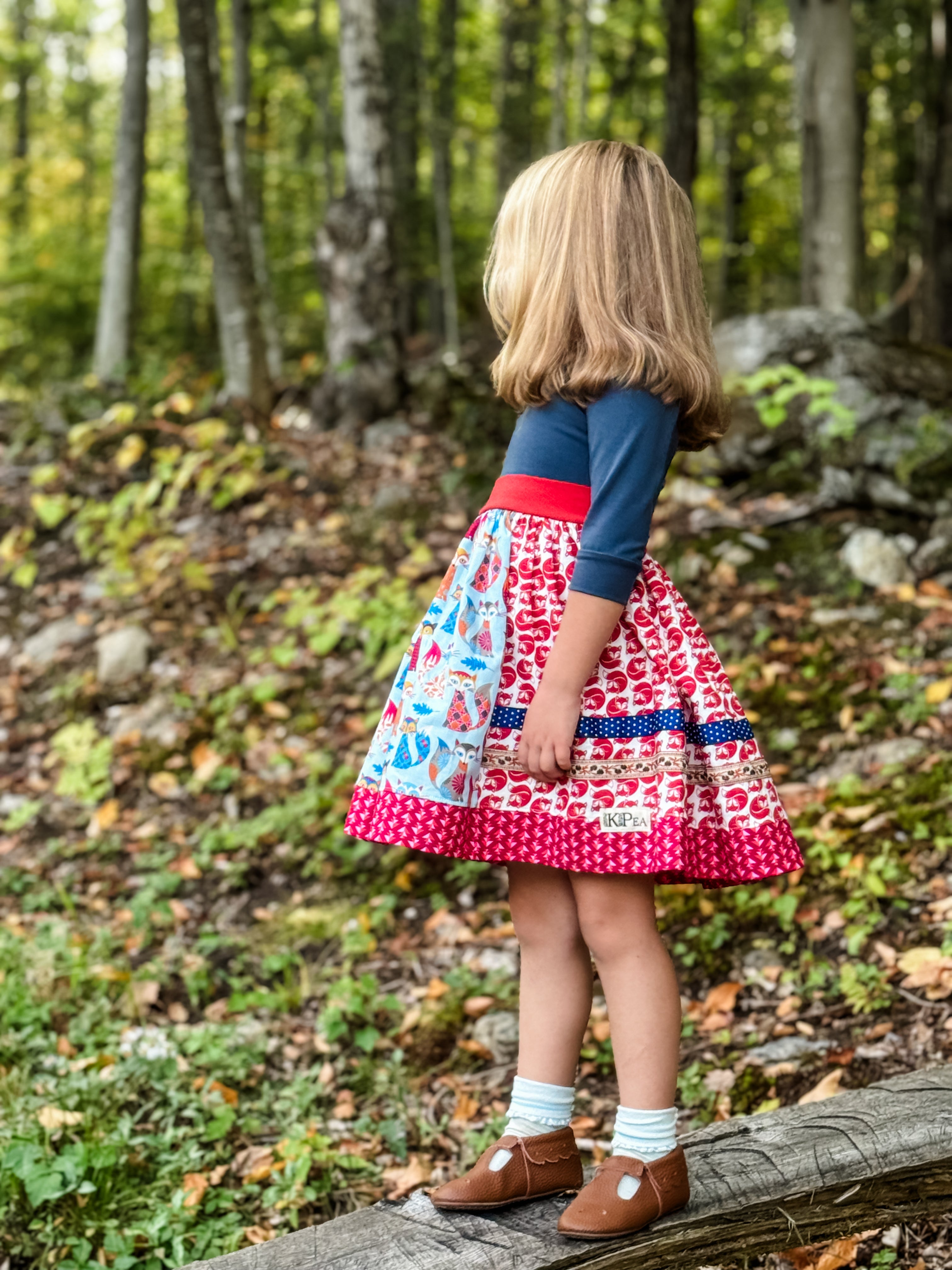 Red Fox Sarah 3/4 Dress (ships in 2 weeks)