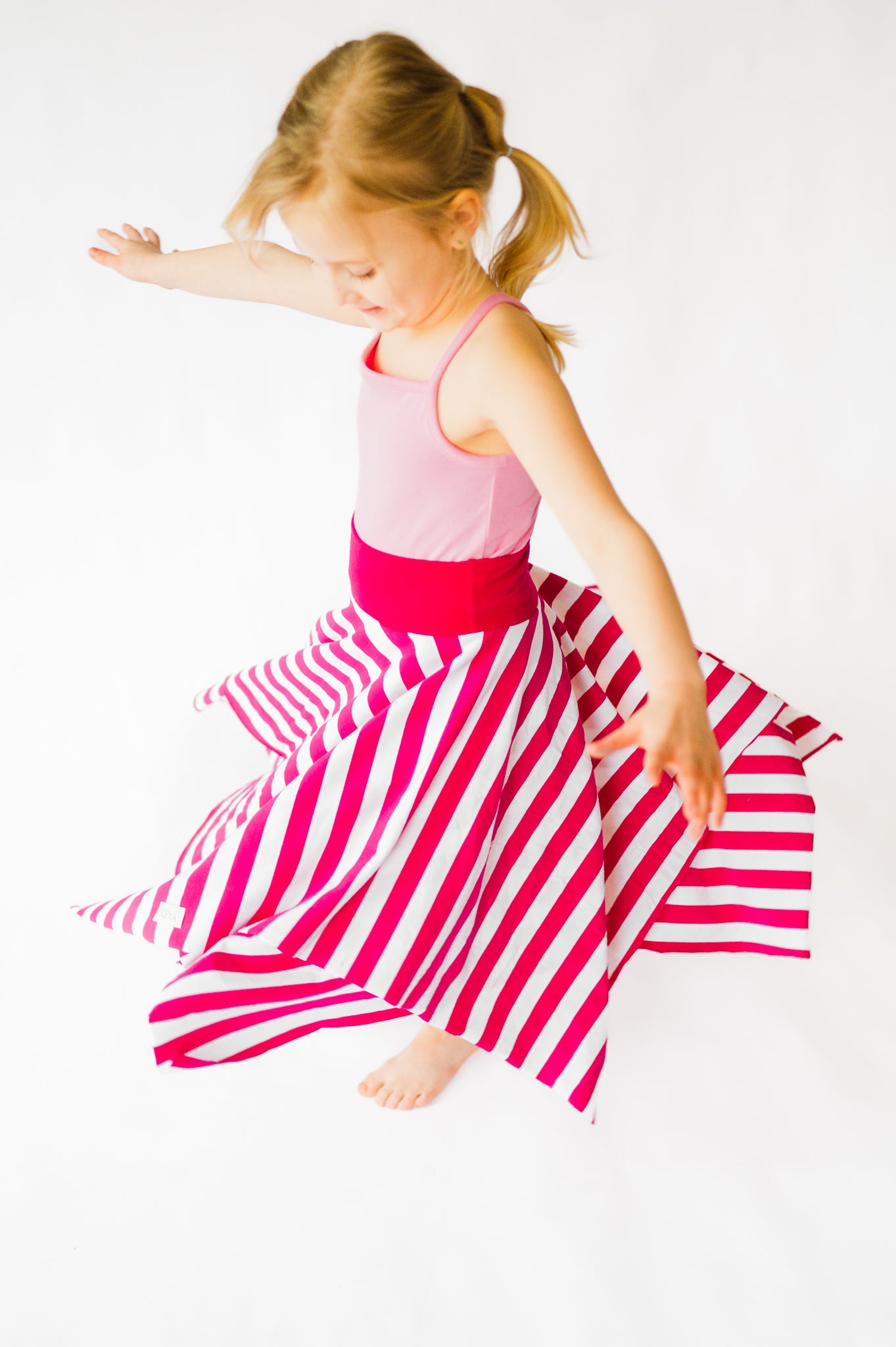 Raspberry Swirl  Knit Maxi Skirt (ships in 2 weeks)