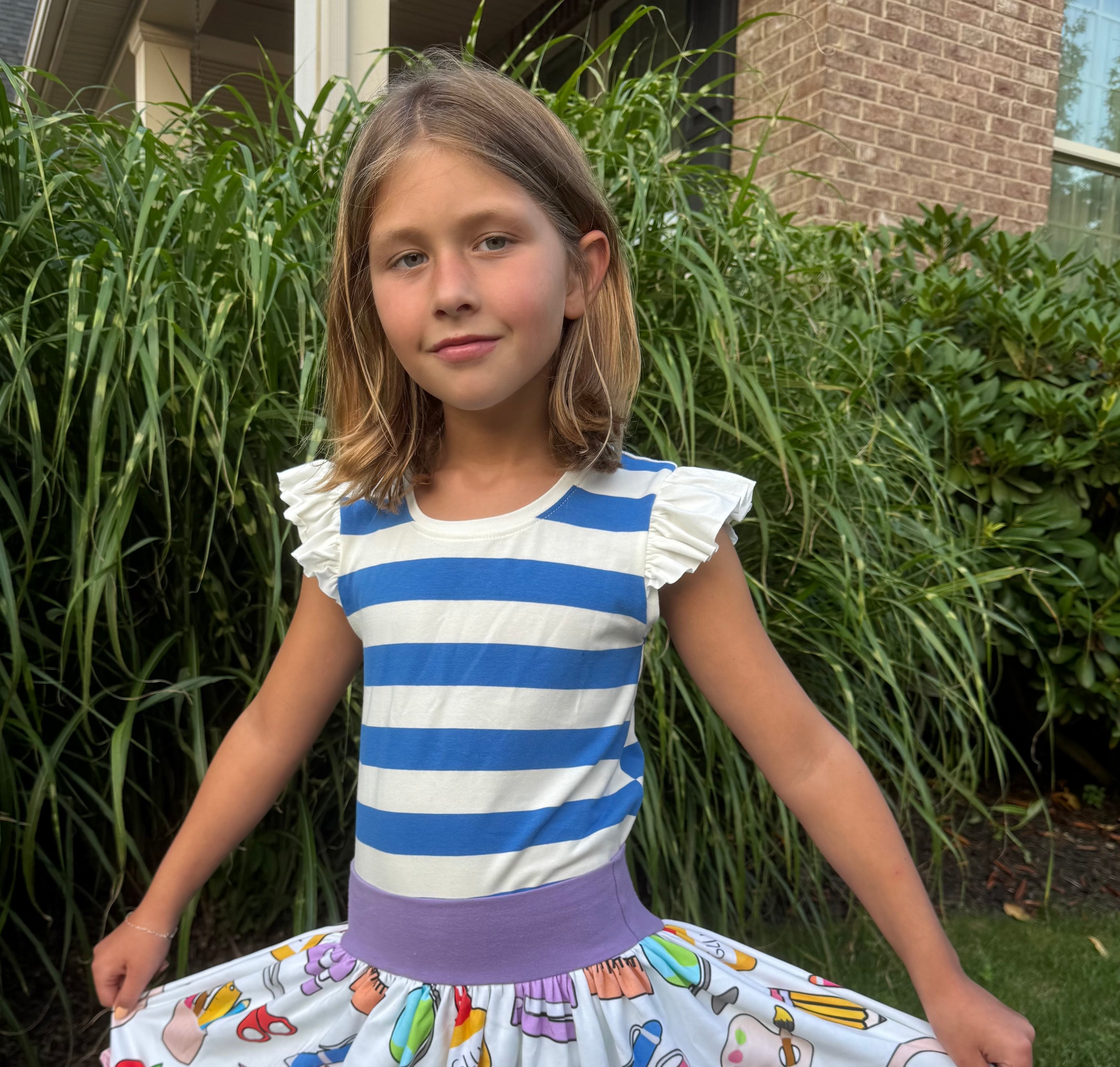 Notebook Flutter Sleeveless T(ships in two weeks)