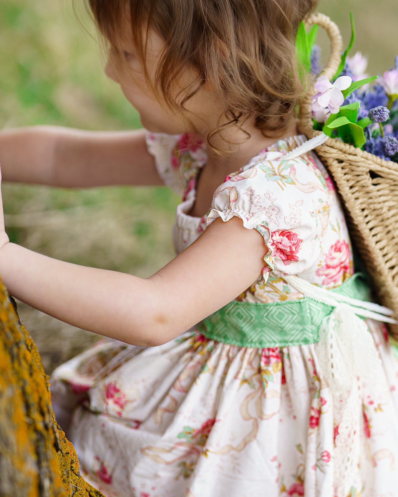 Blush & Bloom Peasant Dress (ships in 2 weeks)