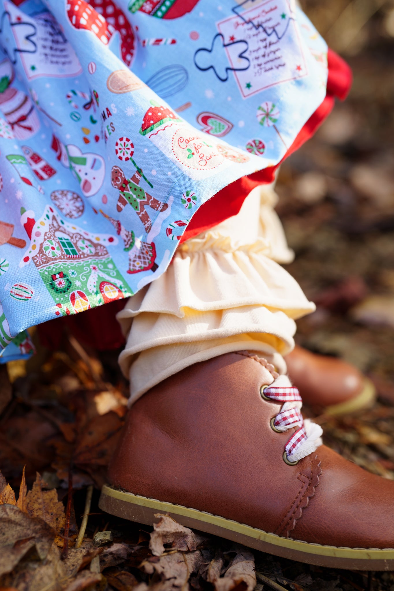 Cookies for Santa Hadley Pinafore Dress (ships in 2 weeks)