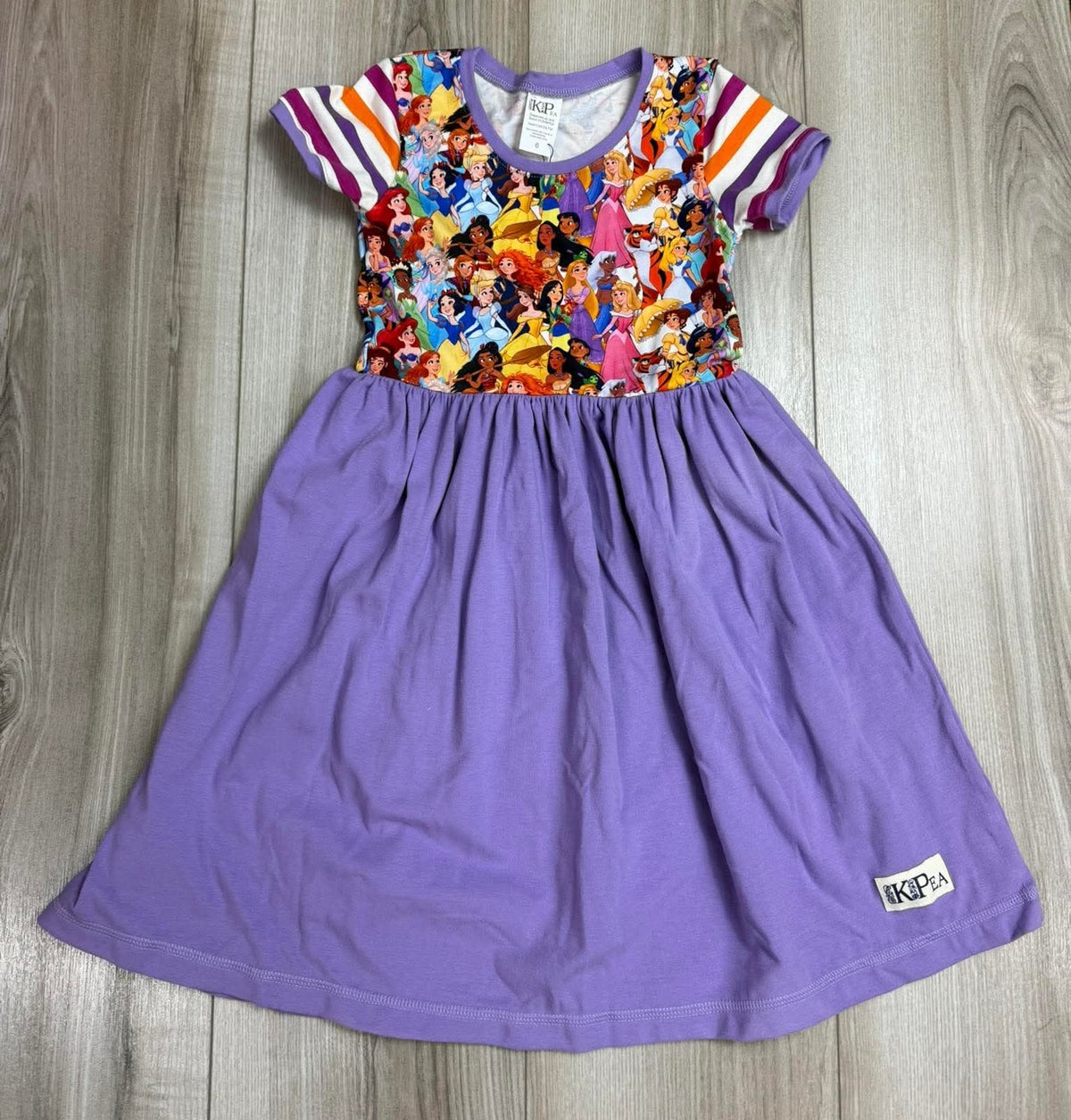 Princess cap lap purple