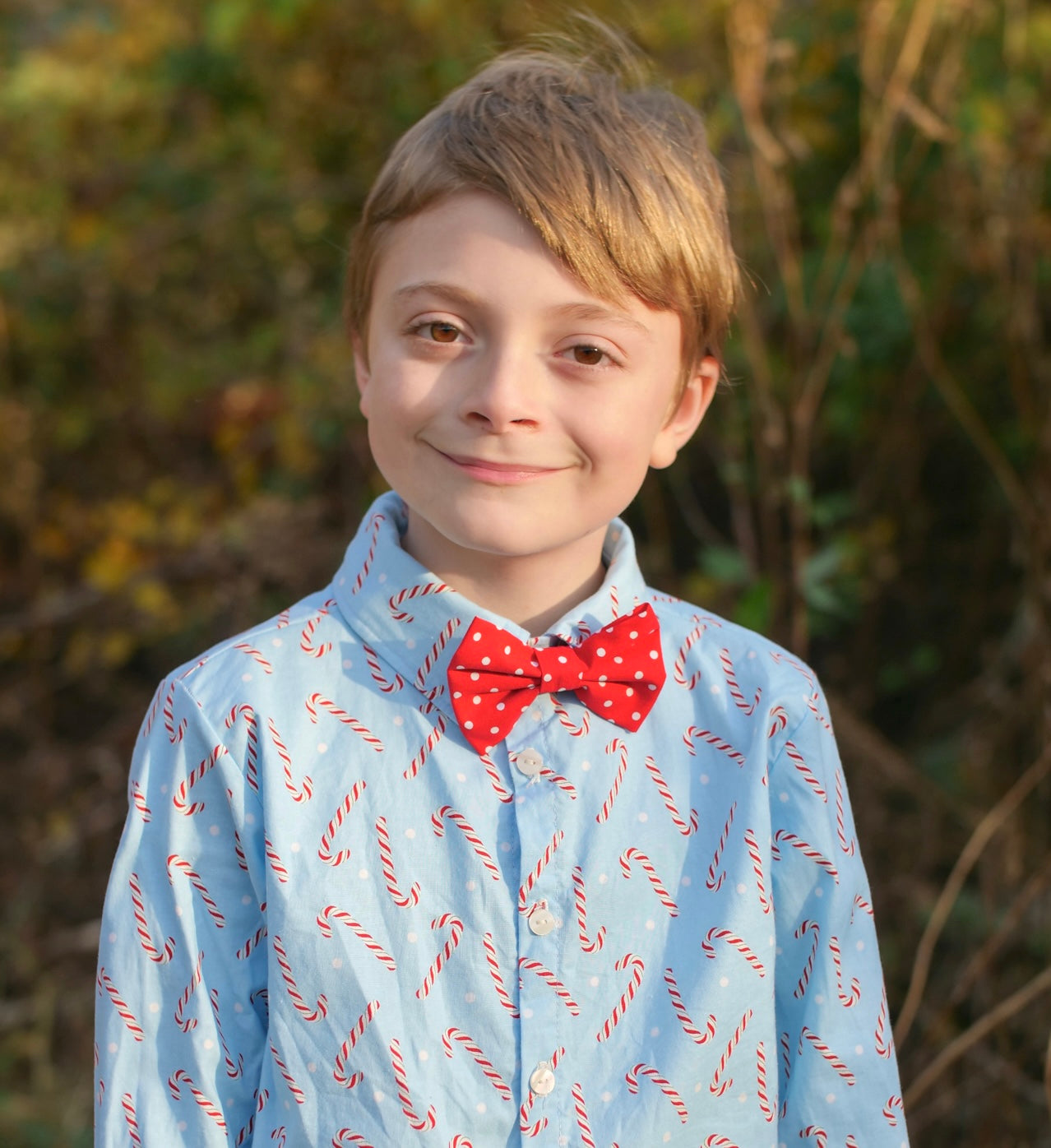 Red PolkaDot Bow Tie