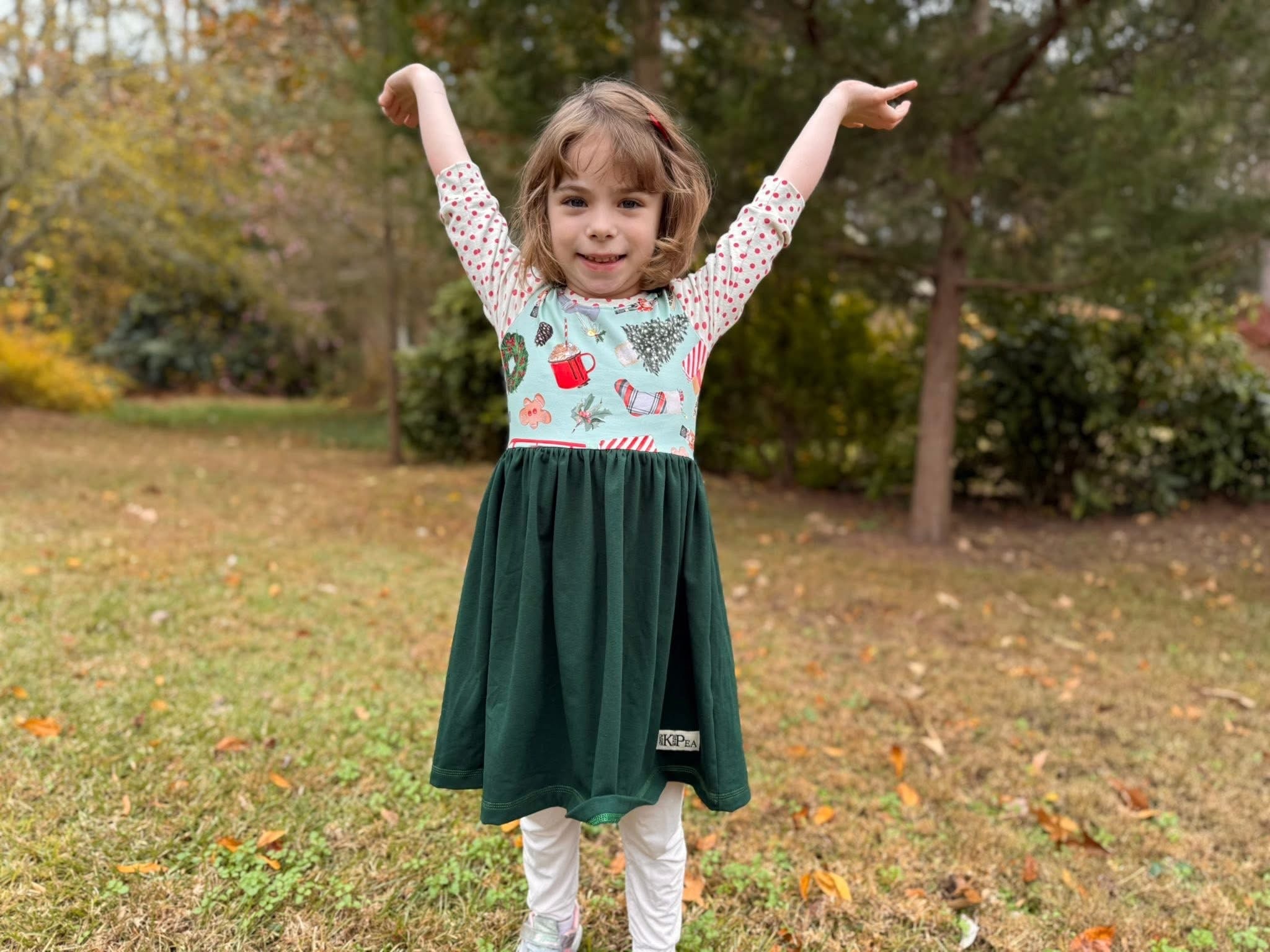 Vintage Toys 3/4 sleeve Lap Dress (ships in 2 weeks)