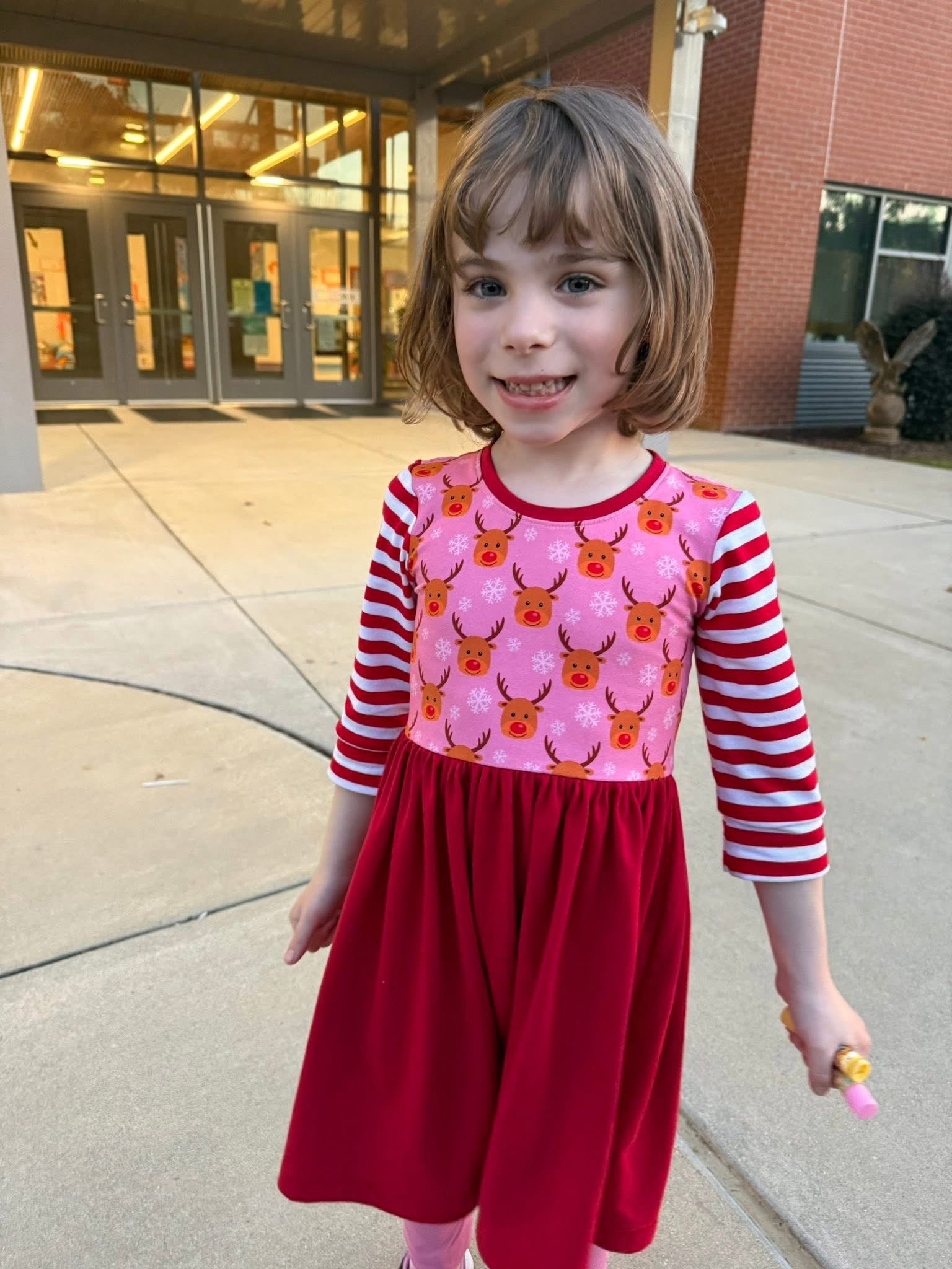 The Most Famous Reindeer Sarah 3/4 Sleeve Lap Dress (ships in 2 weeks)