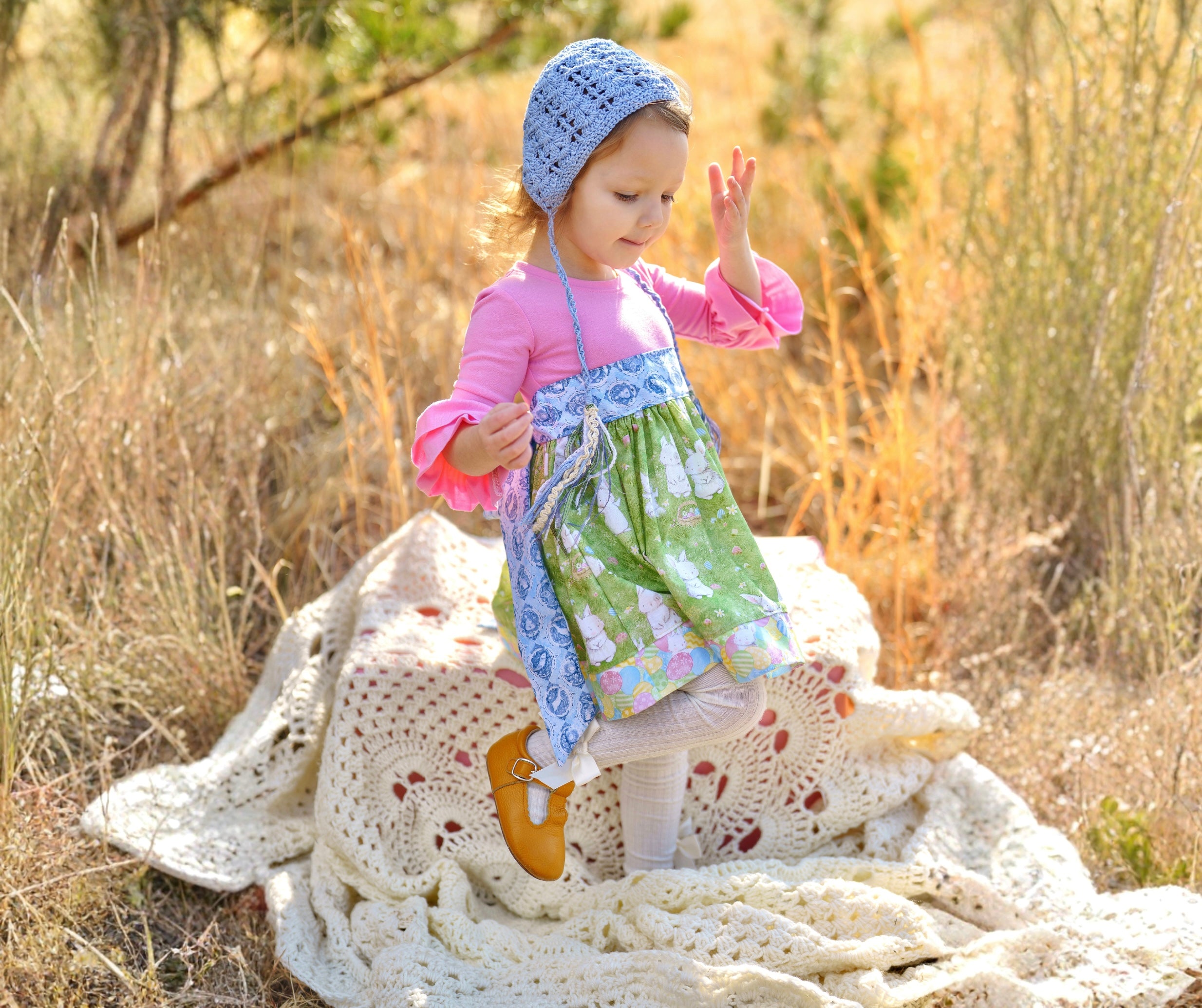 Easter Egg Hunting Bailey Twirl dress (ships in 2 weeks)