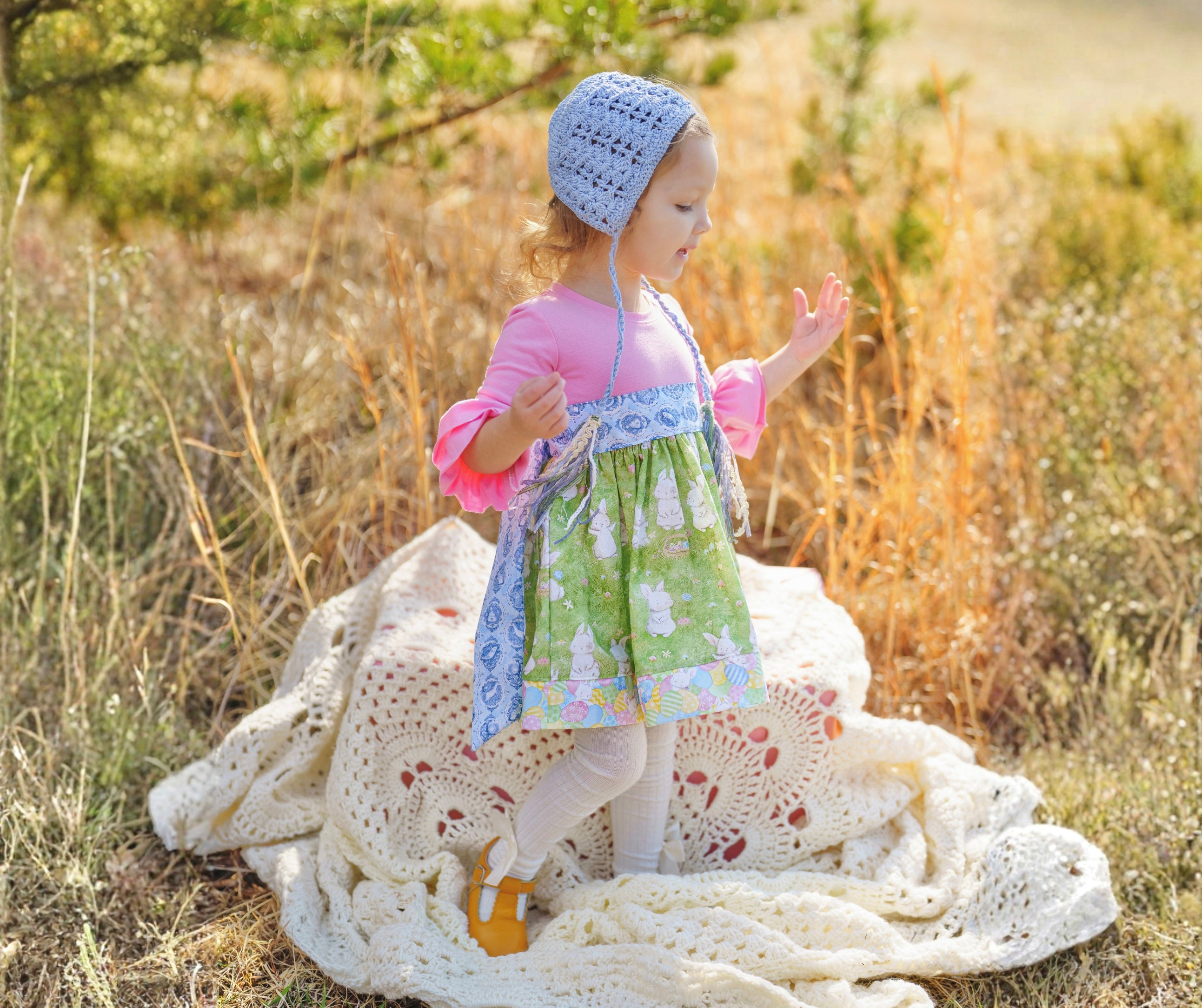 Easter Egg Hunting Bailey Twirl dress (ships in 2 weeks)