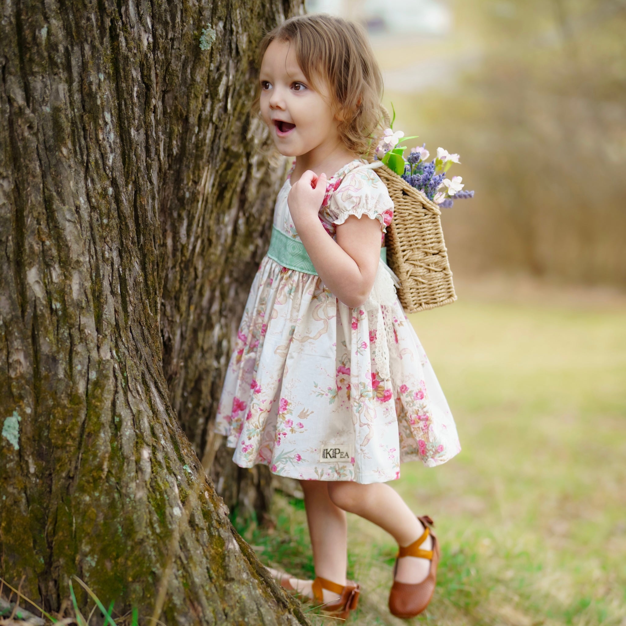 Blush & Bloom Peasant Dress (ships in 2 weeks)