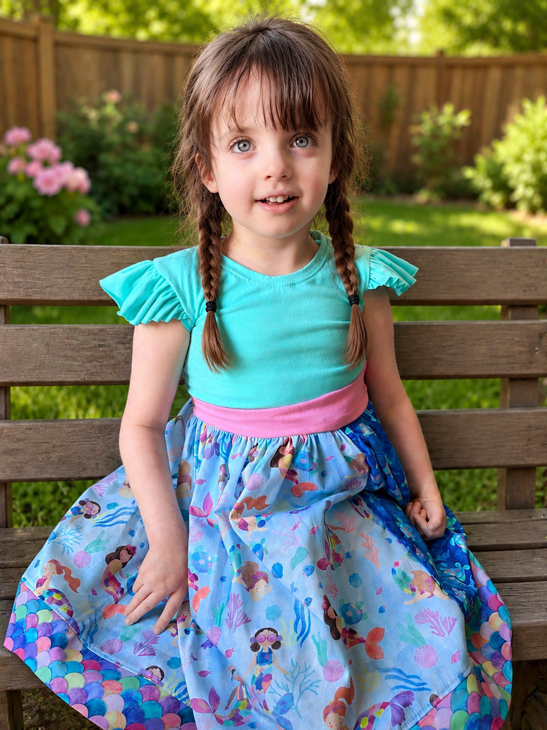 Tail of the Sea Flutter Twirl dress
