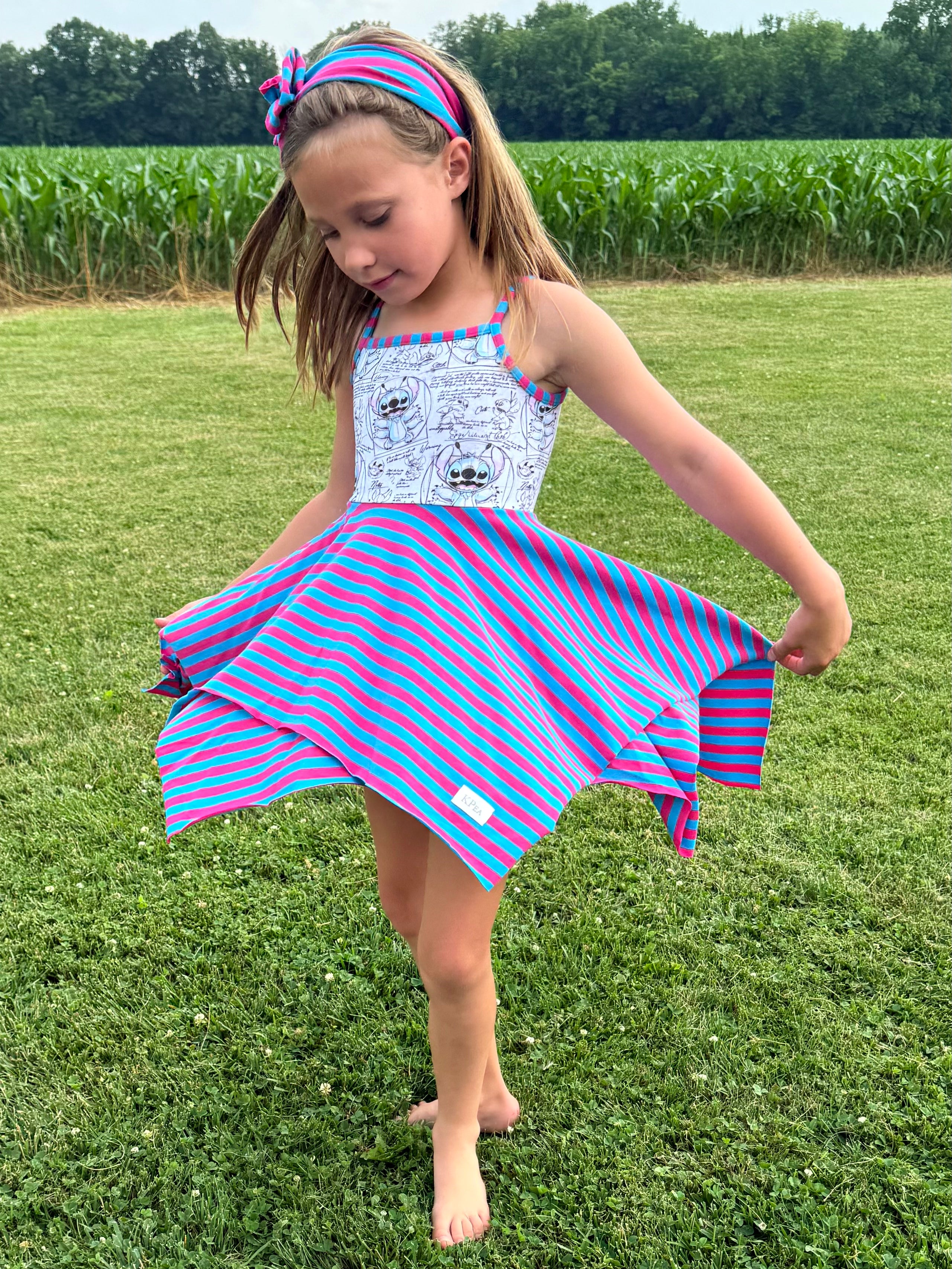 Little Monster tank petal Lap Dress