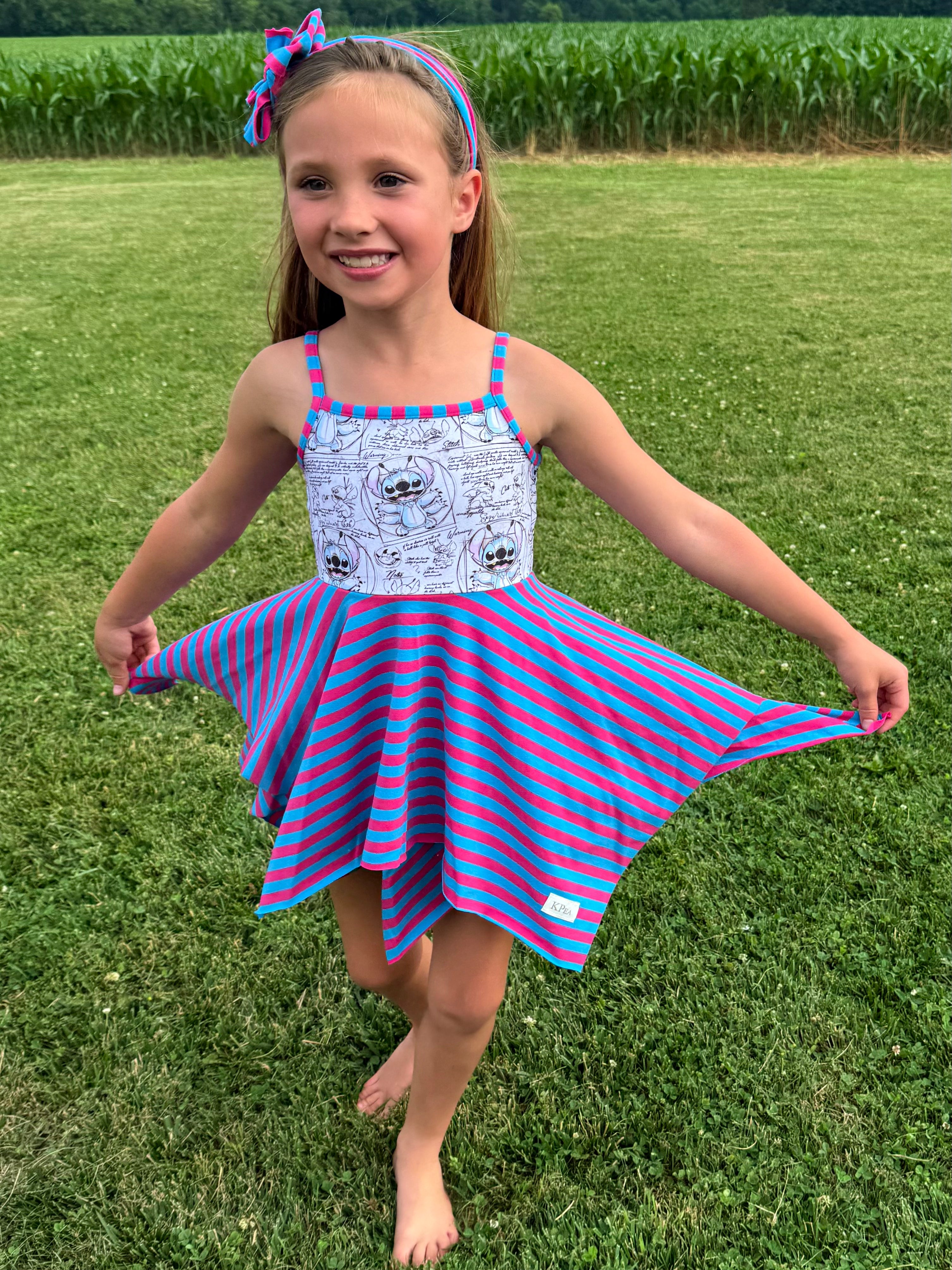 Little Monster tank petal Lap Dress