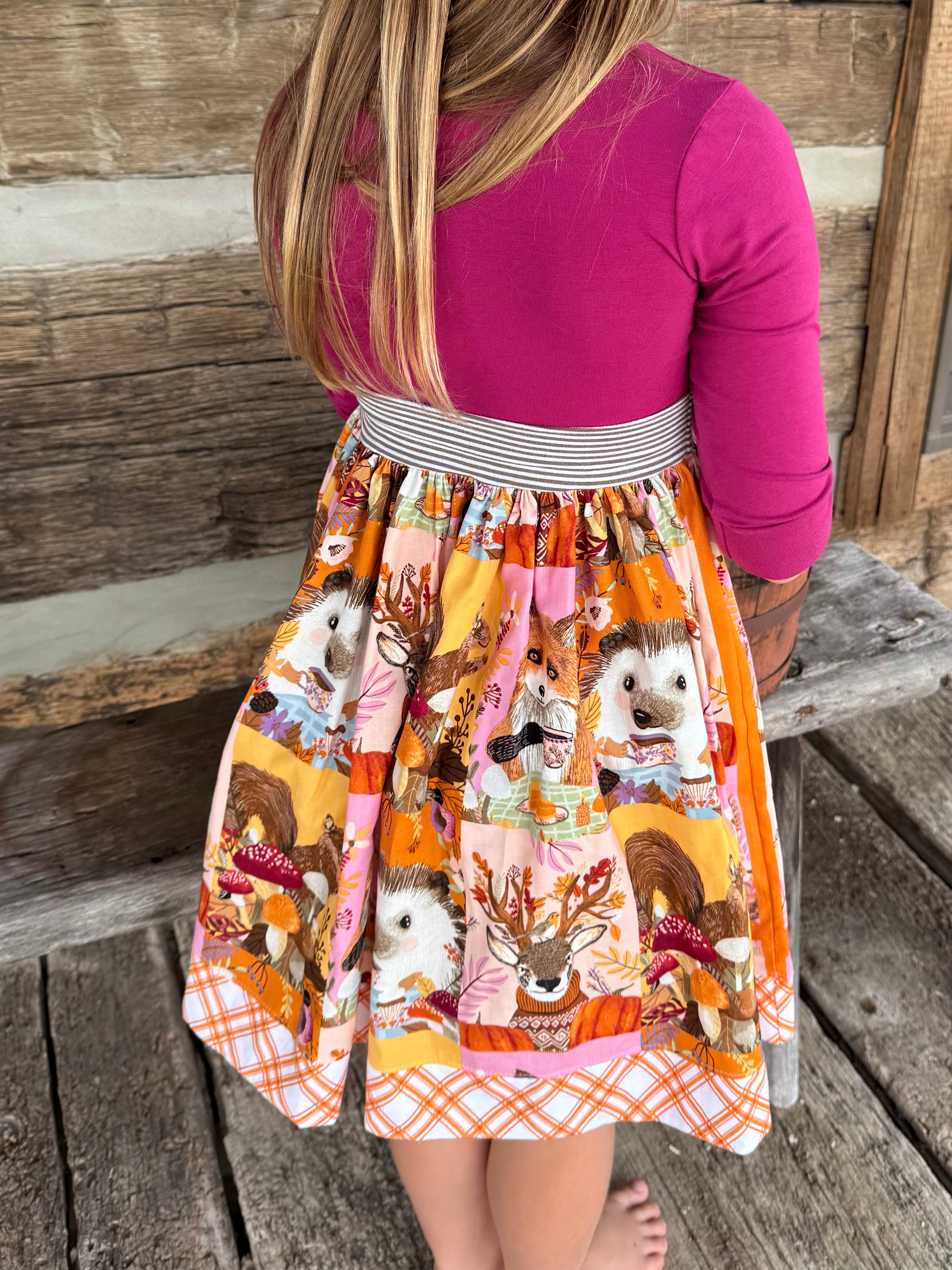 Harvest Picnic Sarah 3/4 Dress (Ships in 2 weeks)